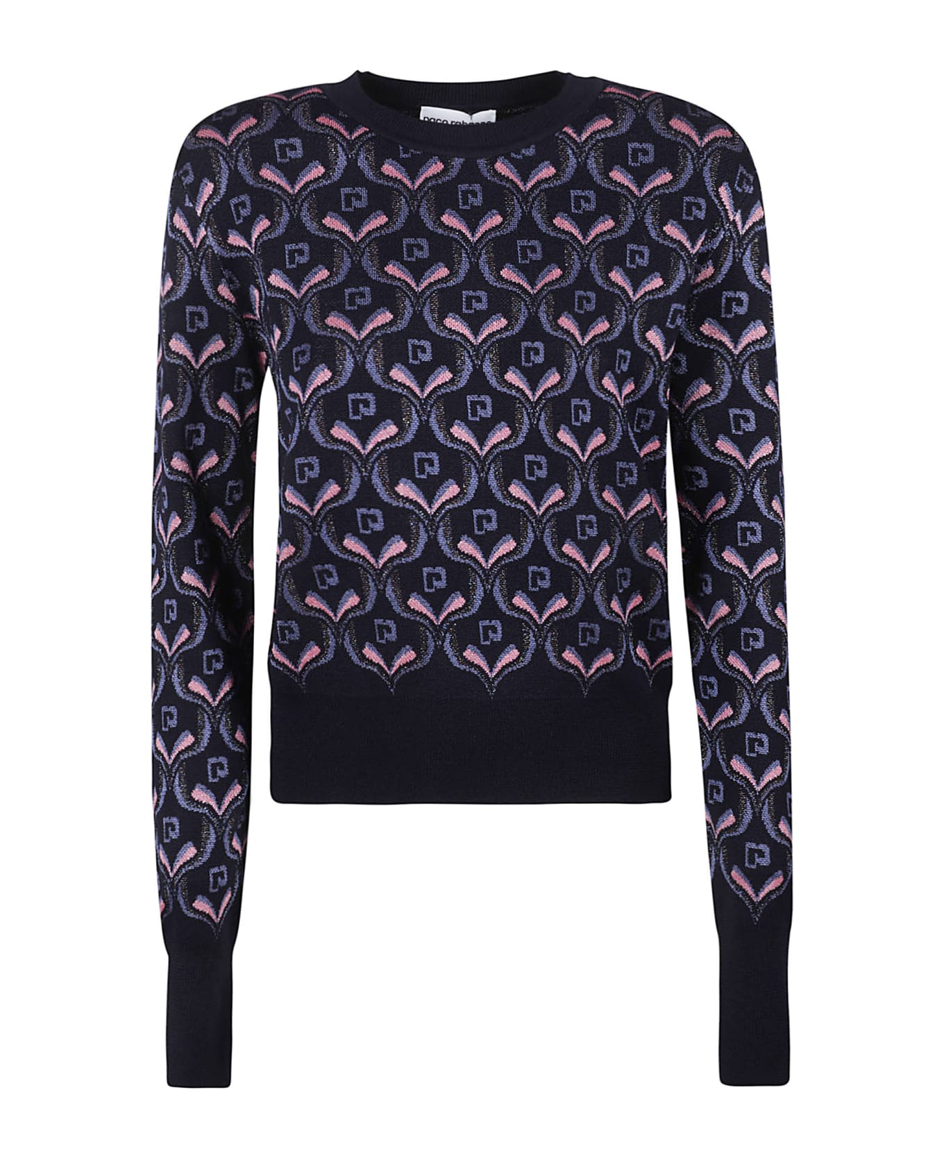 Paco Rabanne Monogram Sweater - Violet