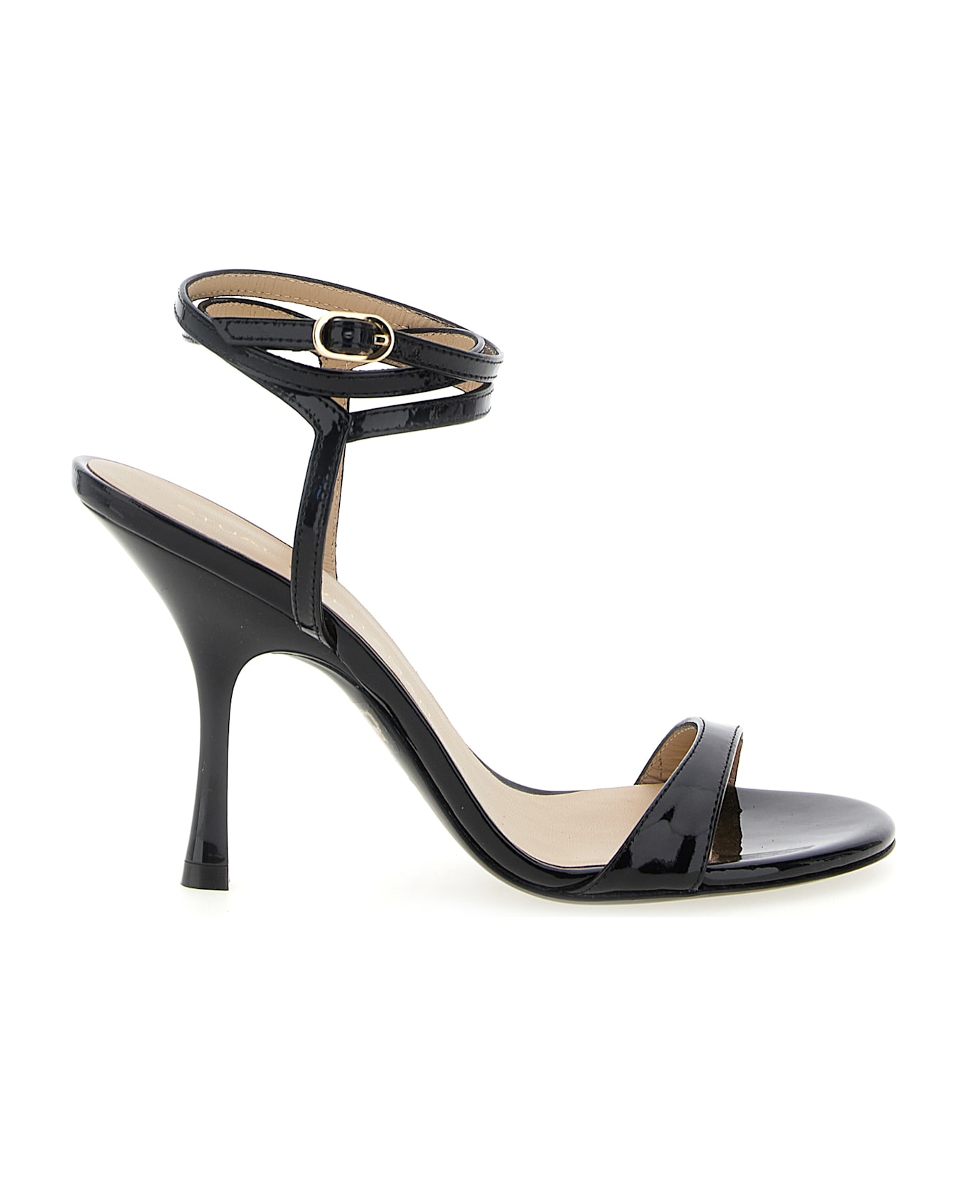 Stuart Weitzman 
nudist Wrap
 Sandals - Black  