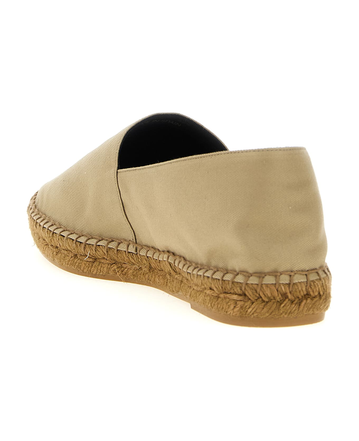 Saint Laurent Cotton Espadrilles - Beige
