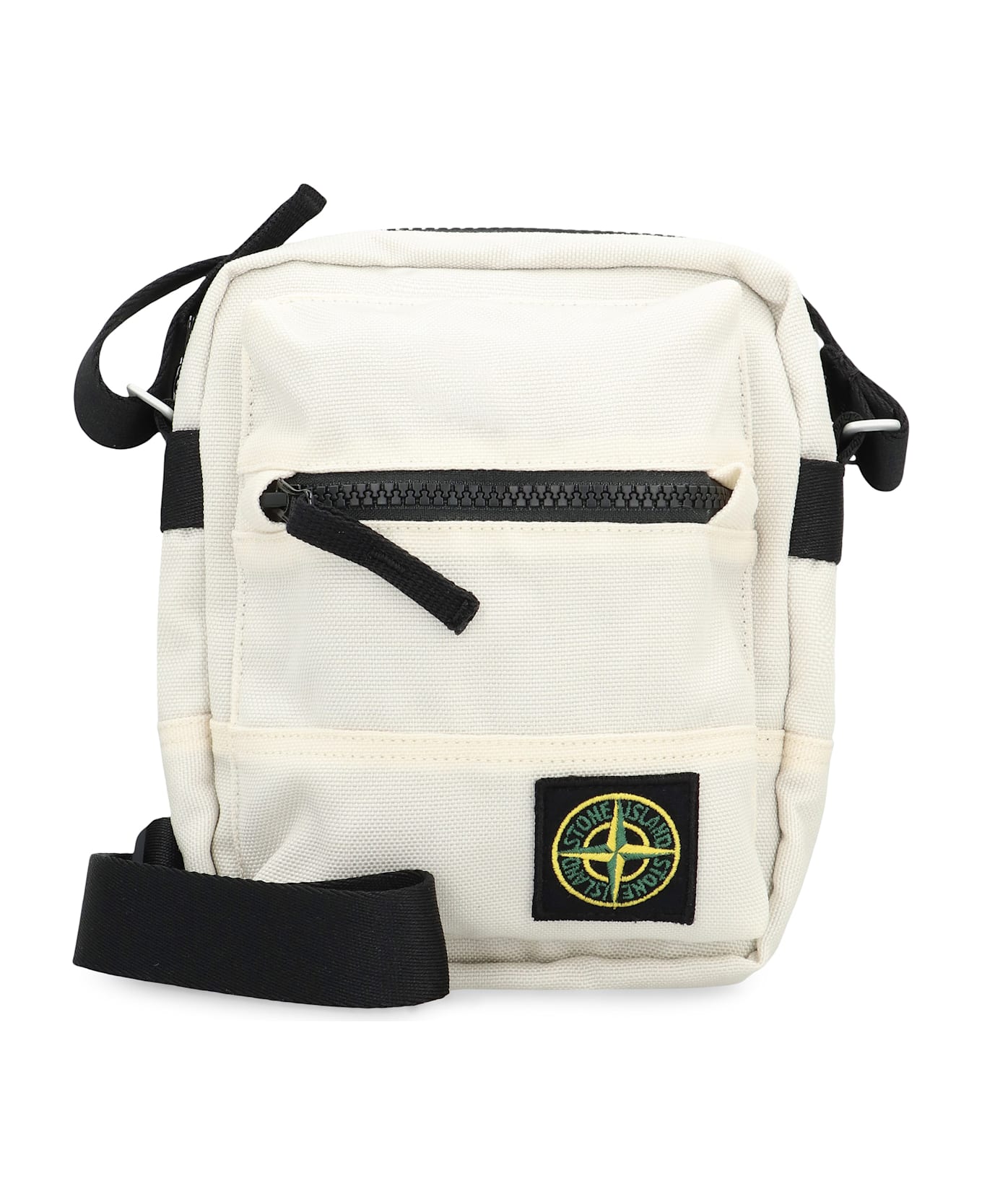 Stone Island Fabric Shoulder Bag - Ivory