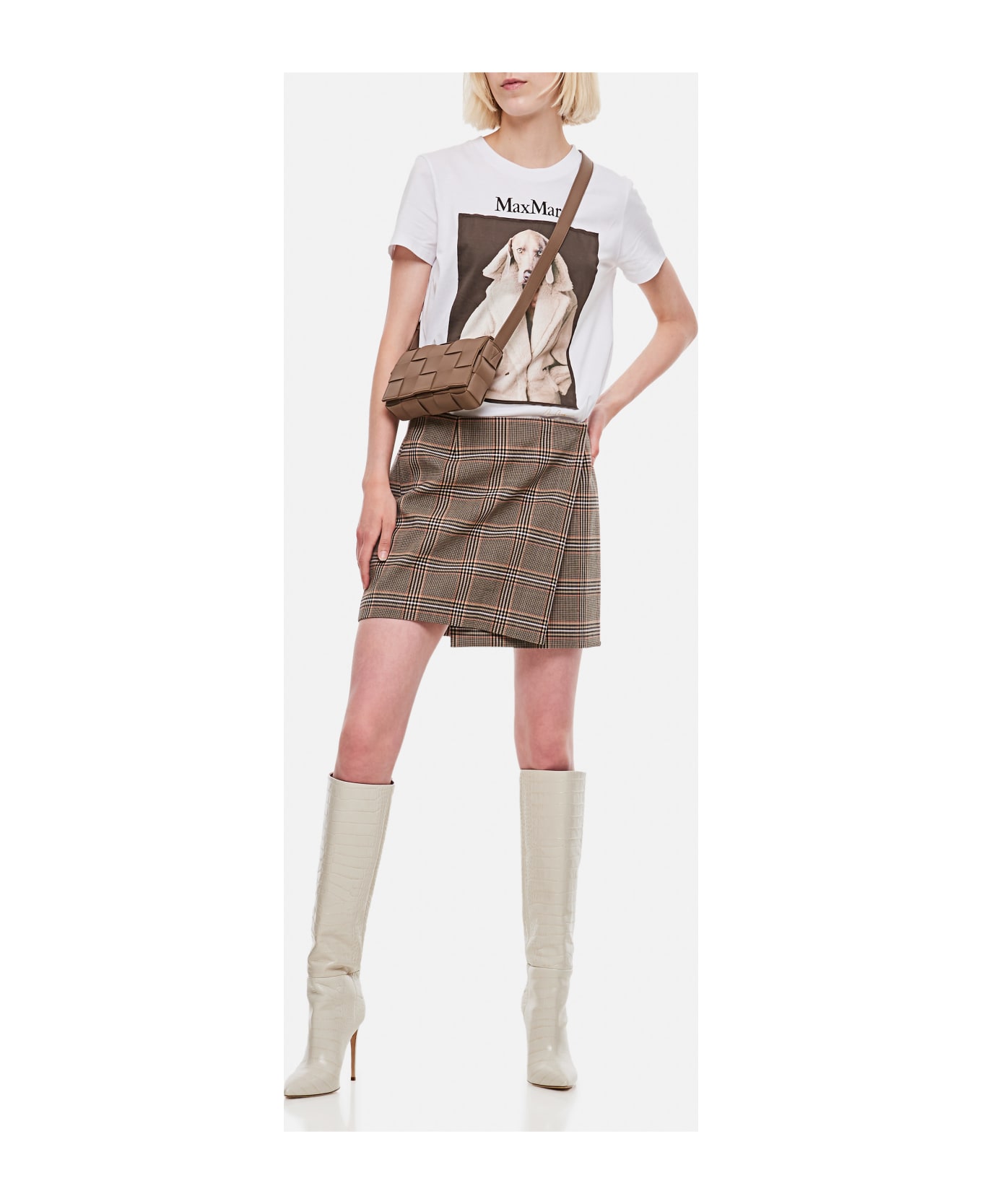 SportMax Staffa Miniskirt - Brown