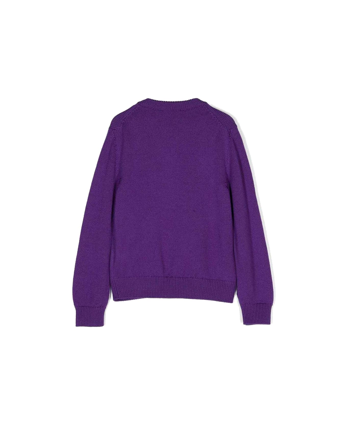 Versace Medusa Choker Pullover - PURPLE