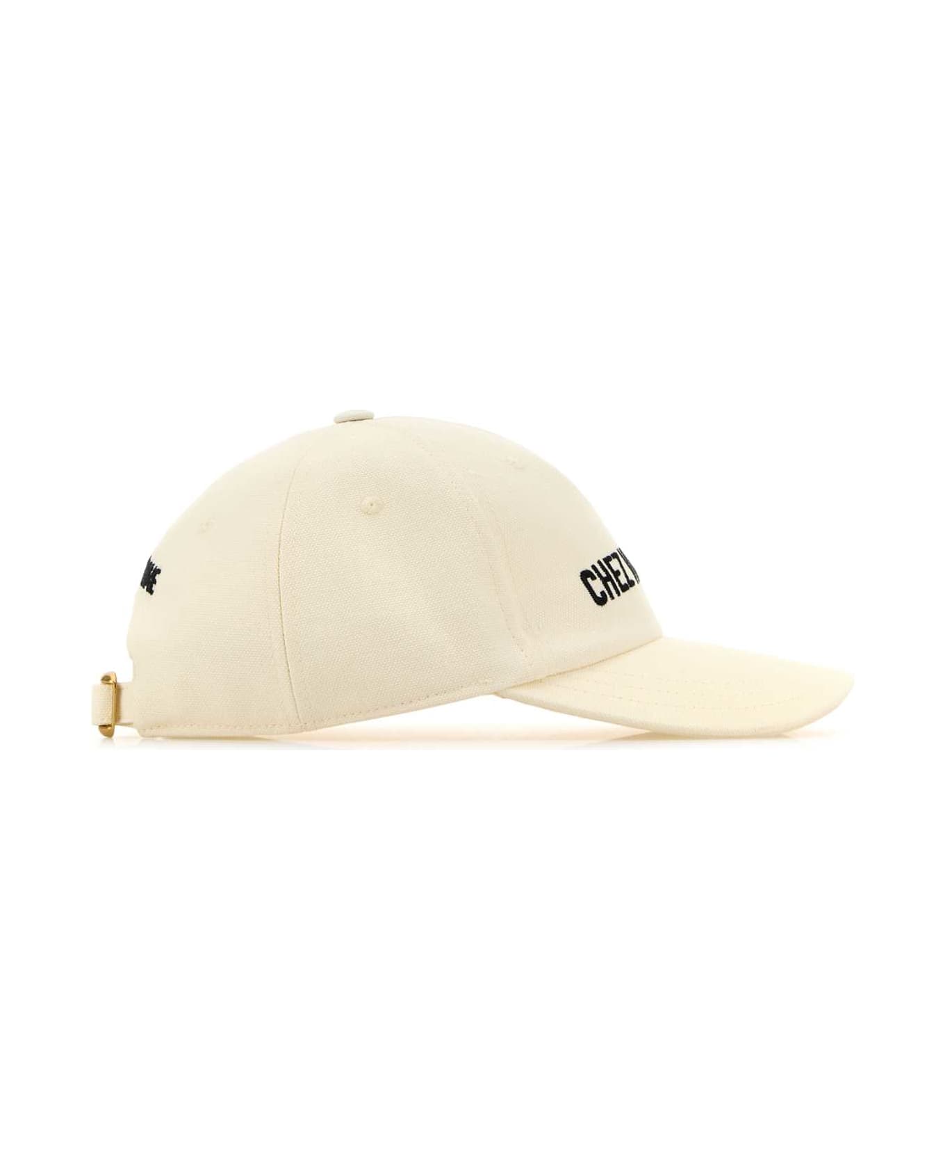 Valentino Garavani Ivory Cotton Baseball Cap - AVORIONERO