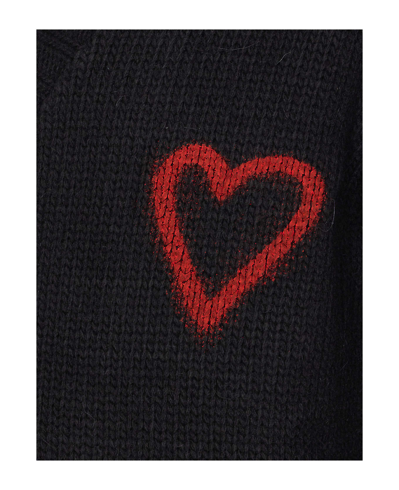 Vision of Super Heart Cardigan - Black