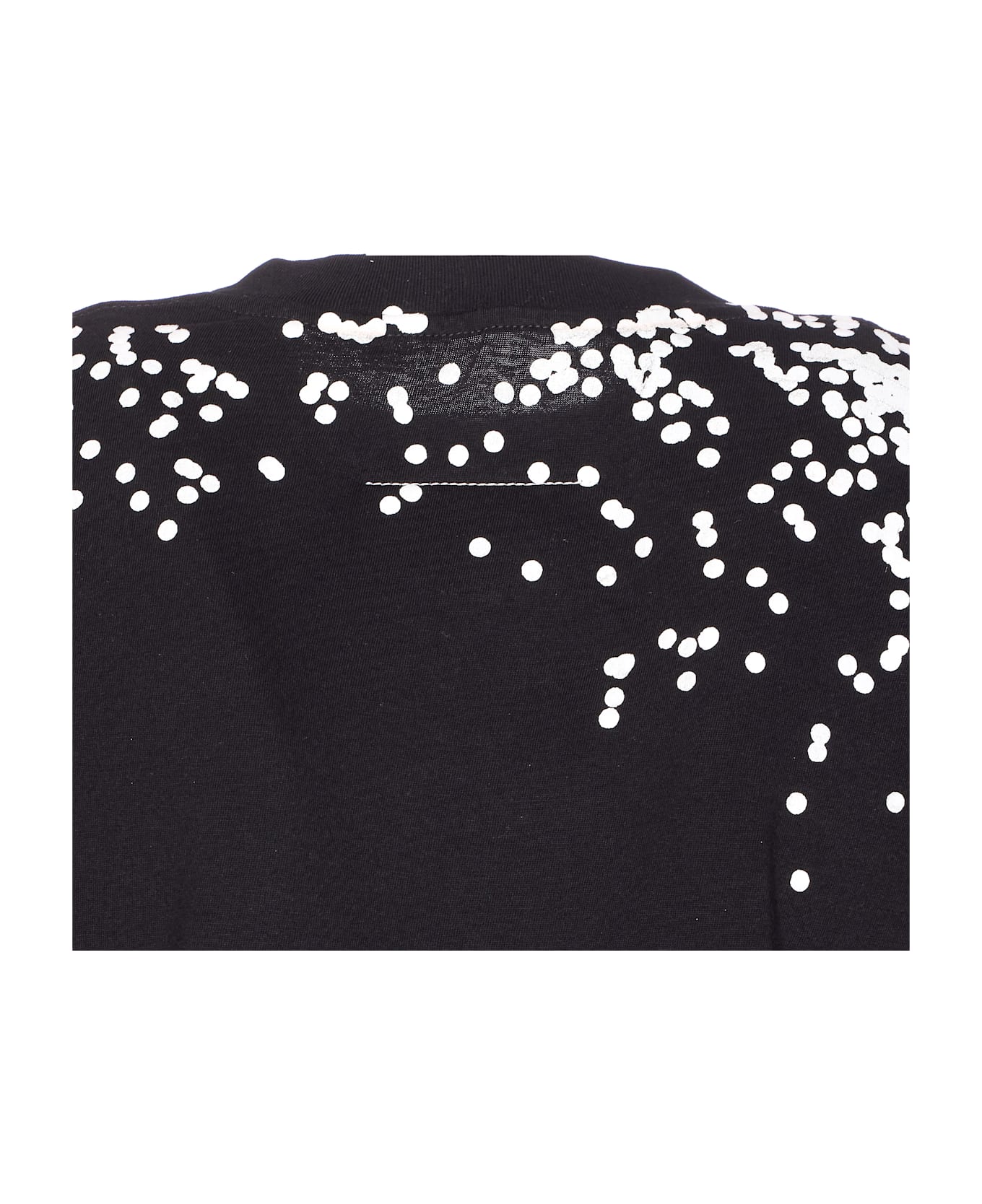 MM6 Maison Margiela Logo T-shirt - Black