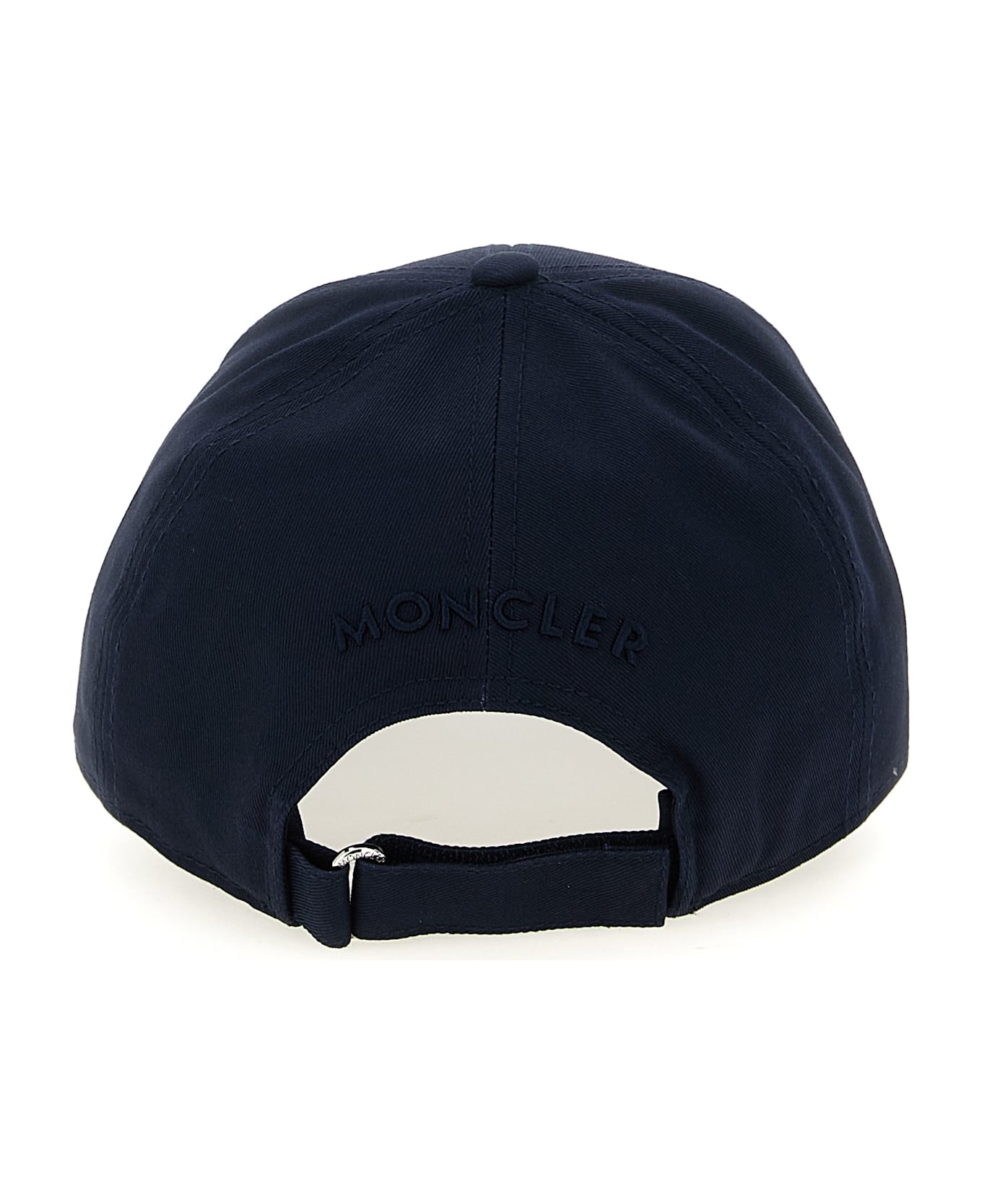 Moncler Logo Patch Cap - Blue