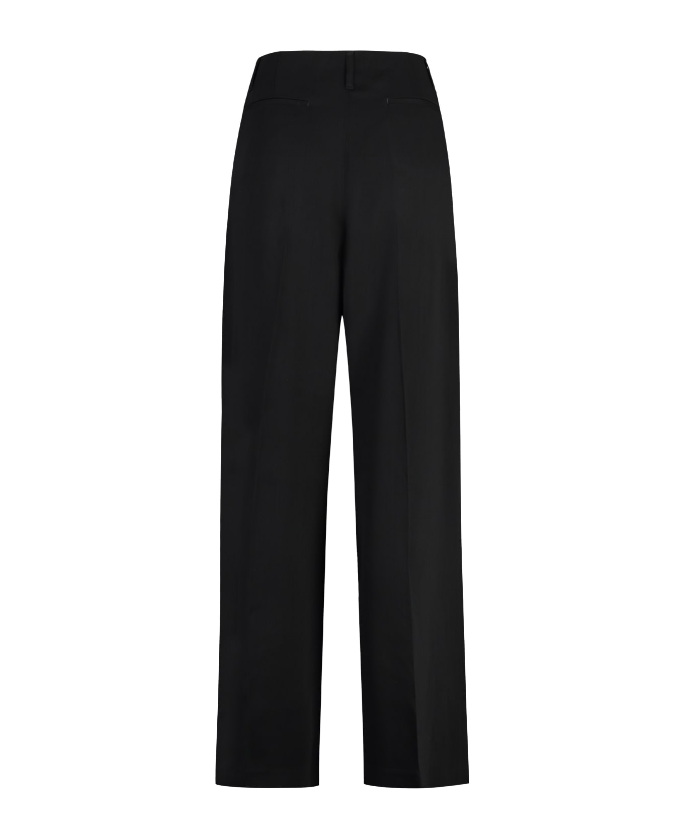 Acne Studios Wool Blend Trousers - black