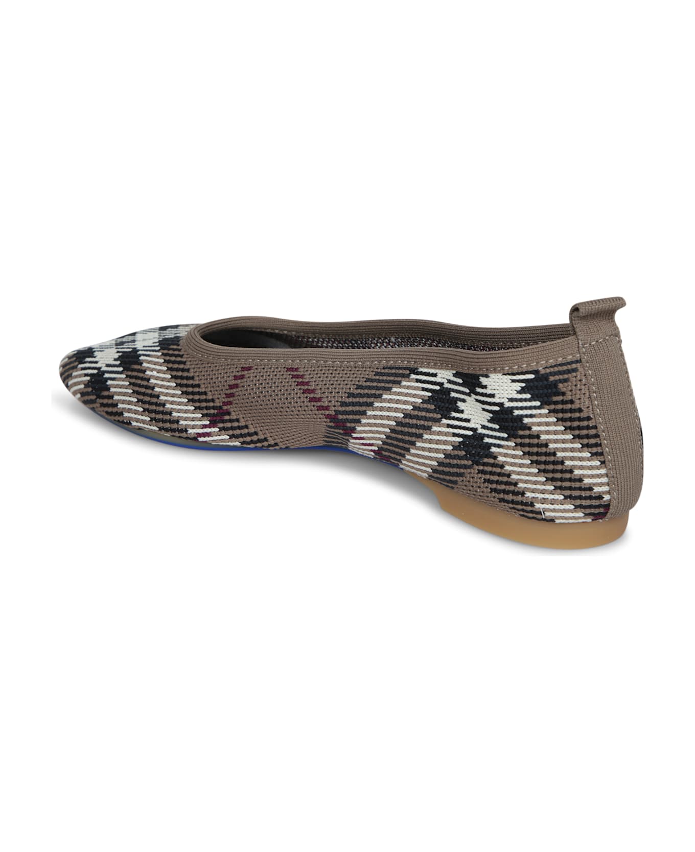 Burberry Baby Check Beige Ballerina Flats - Beige