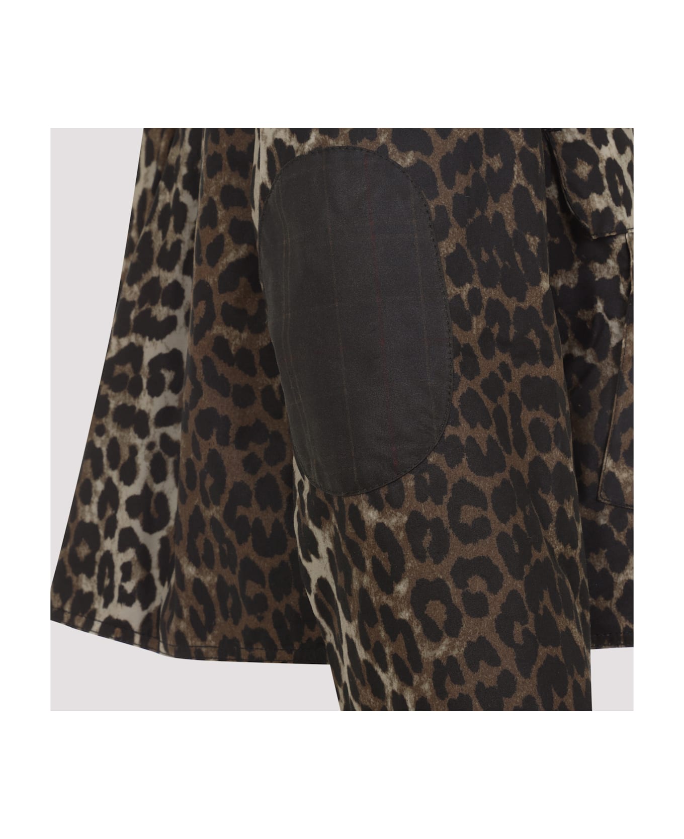 Barbour Anorak Wax Jacket - Leopard Print Classi
