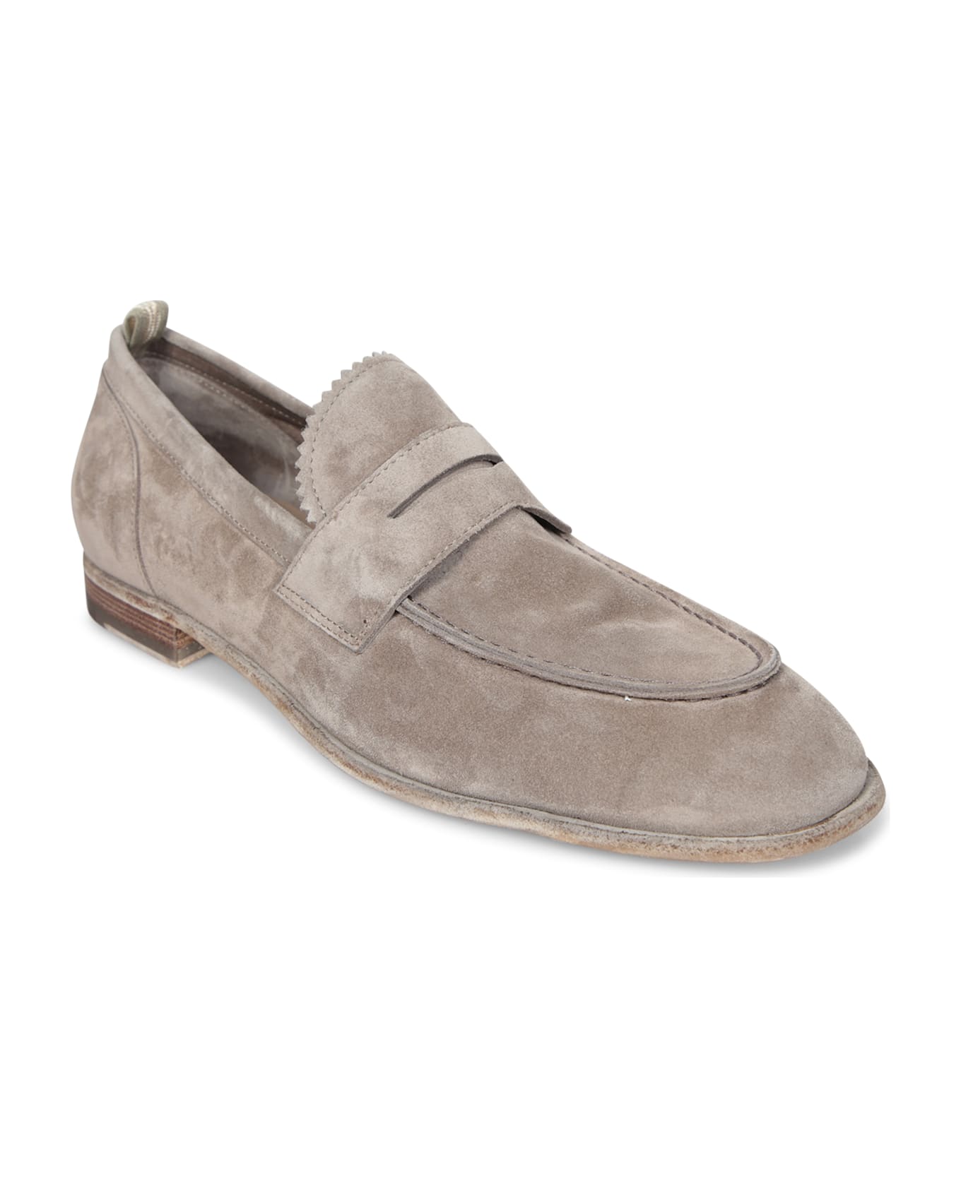 Officine Creative Solitude Suede Beige Loafer - Beige