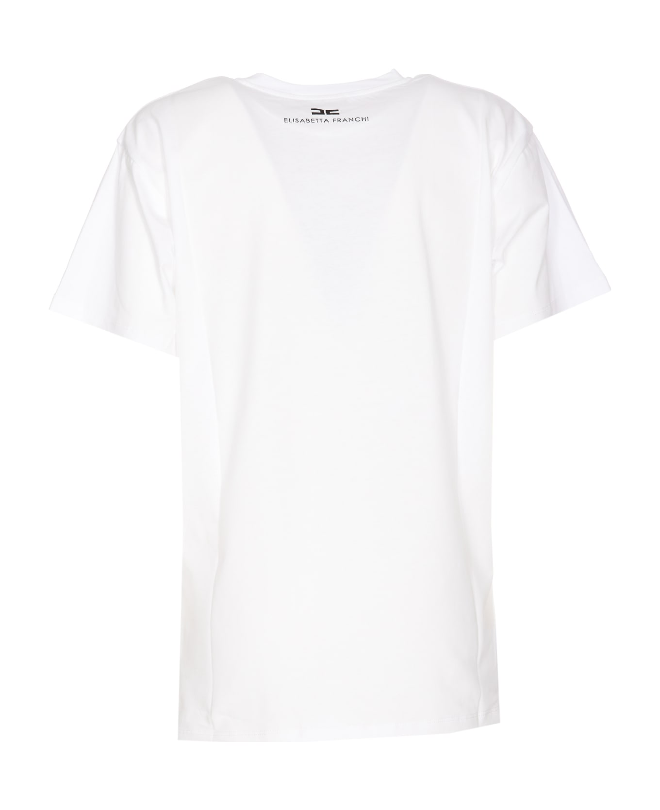 Elisabetta Franchi Printed T-shirt - White