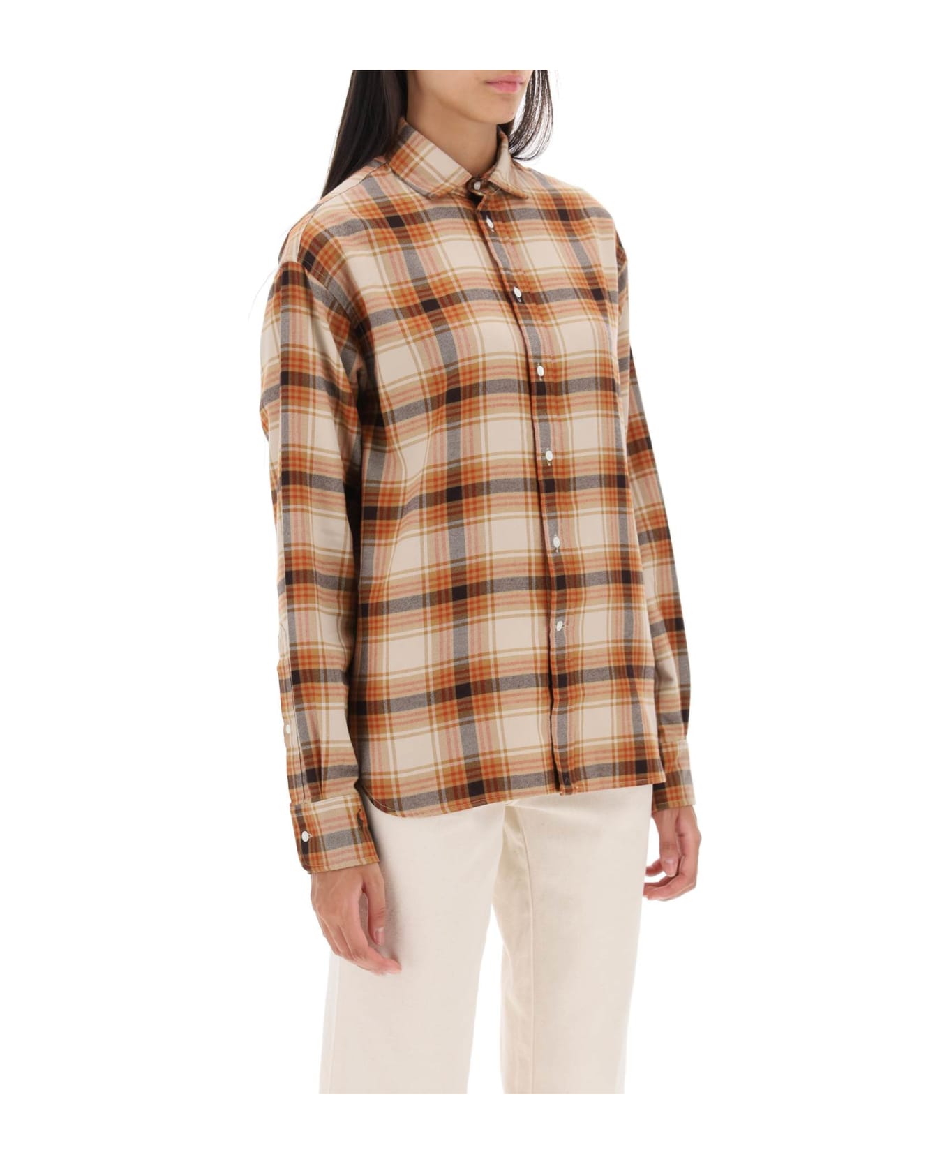 Polo Ralph Lauren Check Flannel Shirt - TAN MULTI PLAID (Beige) シャツ