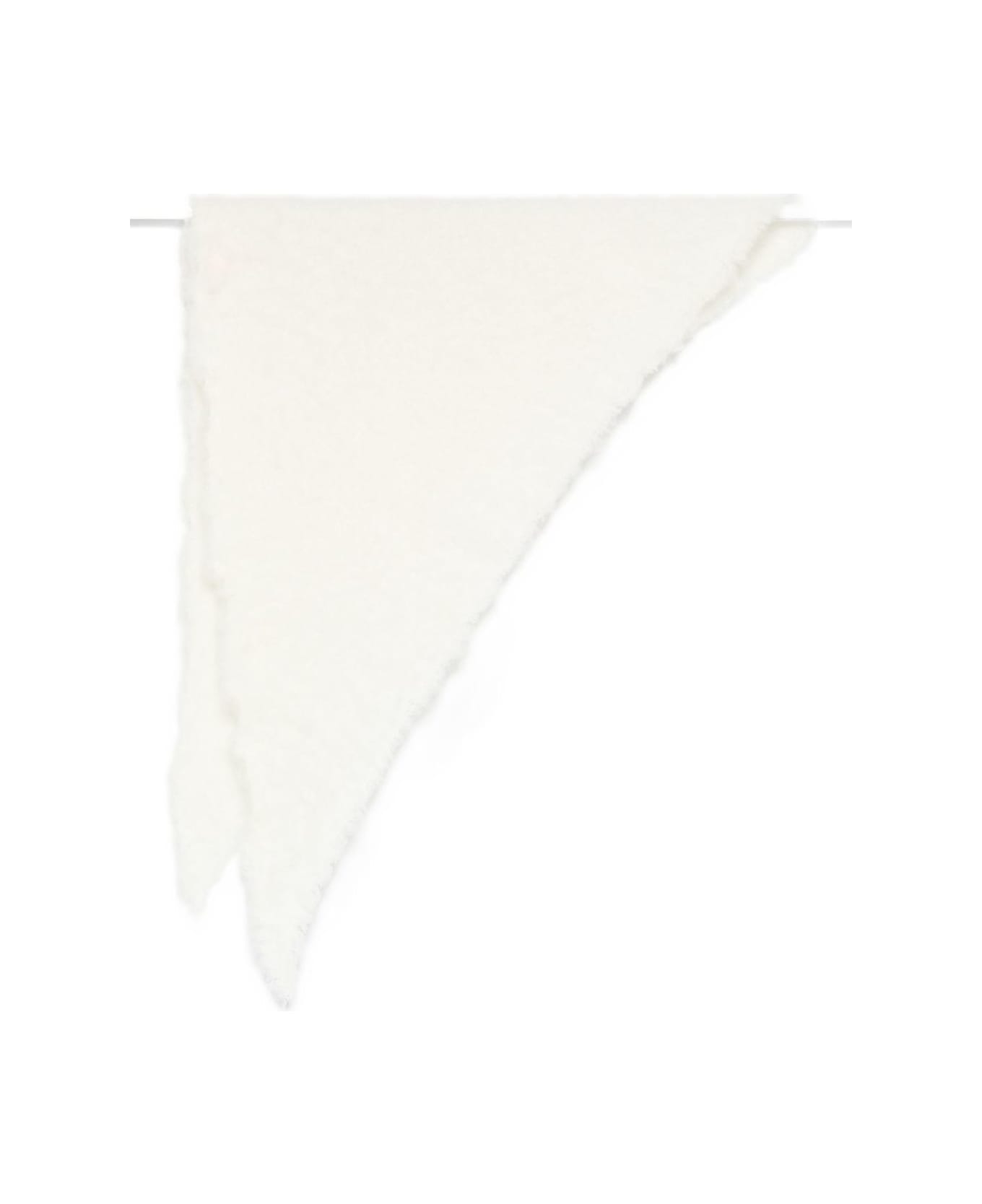 Faliero Sarti Kat Wool And Cashmere Foulard - White