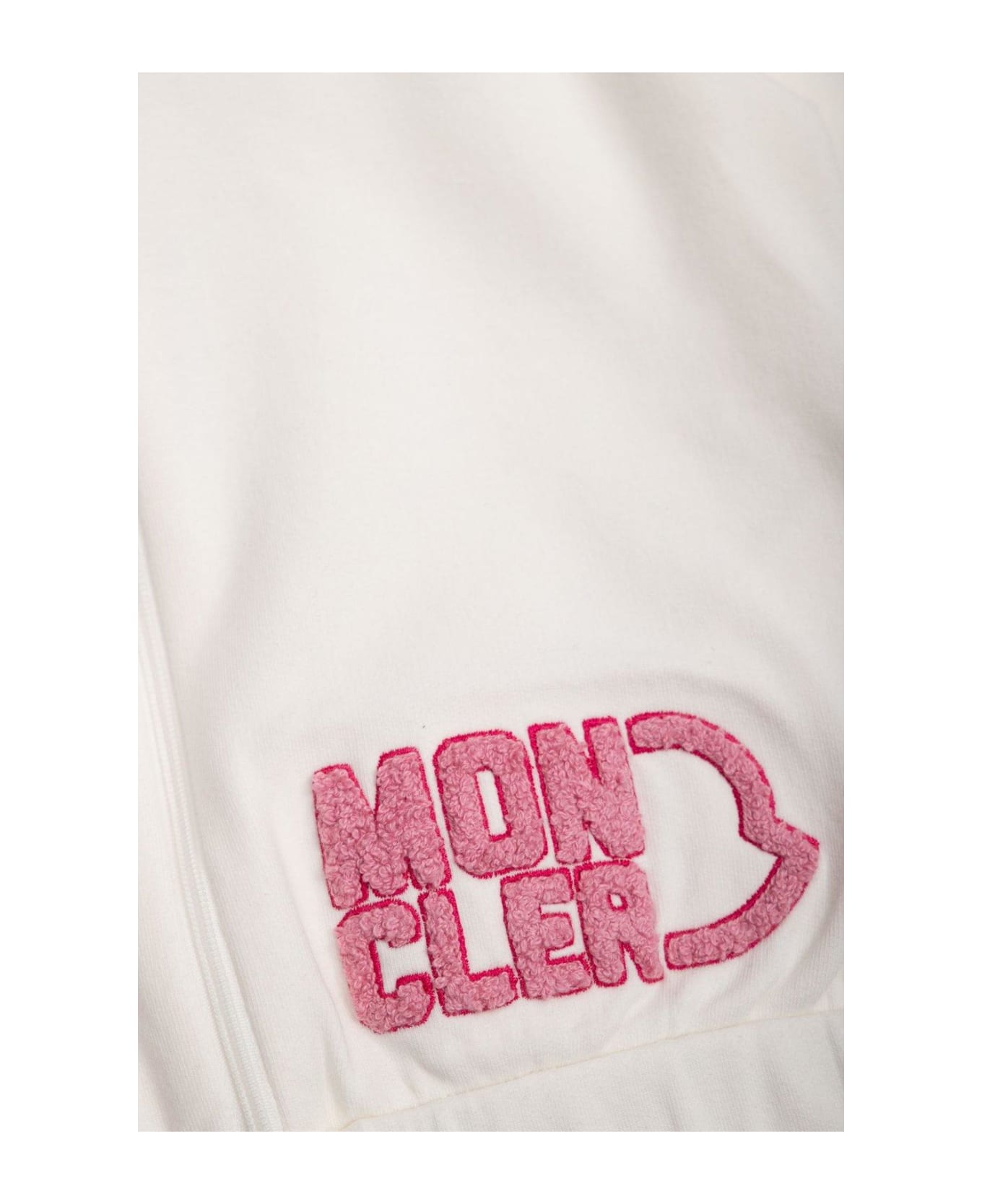 Moncler Logo Flocked Long-sleeved Tracksuit