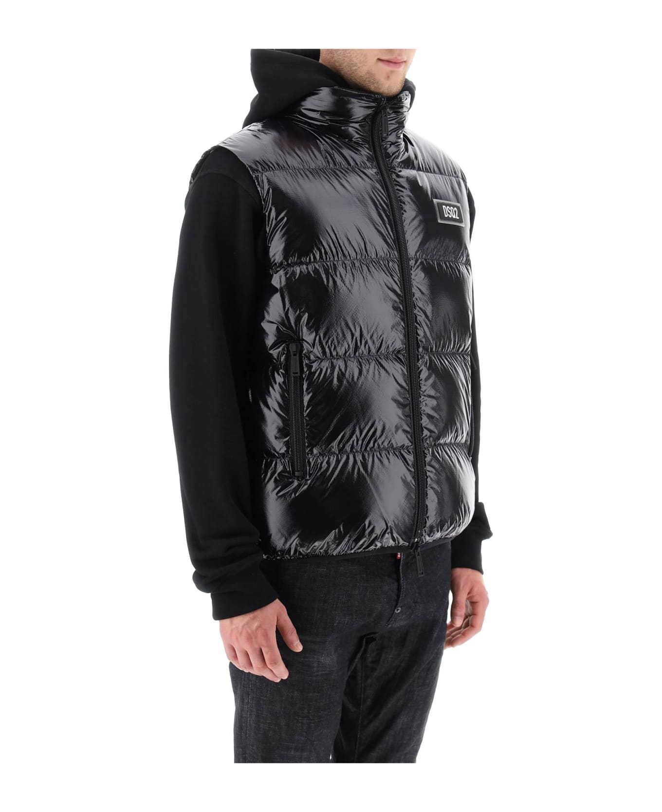 Dsquared2 Quilted Down Vest - Black