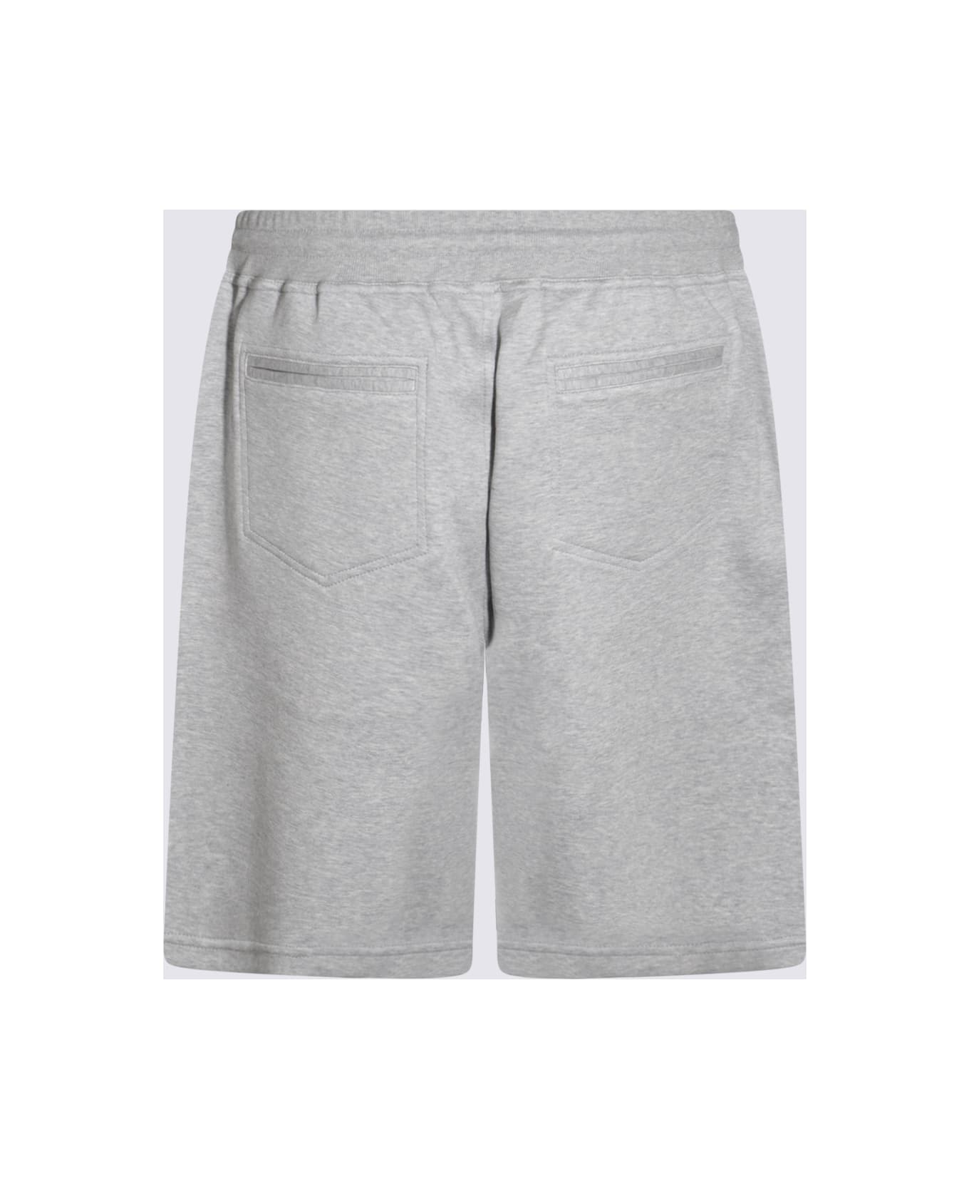 Brunello Cucinelli Grey Cotton Shorts - MEDIUM GREY