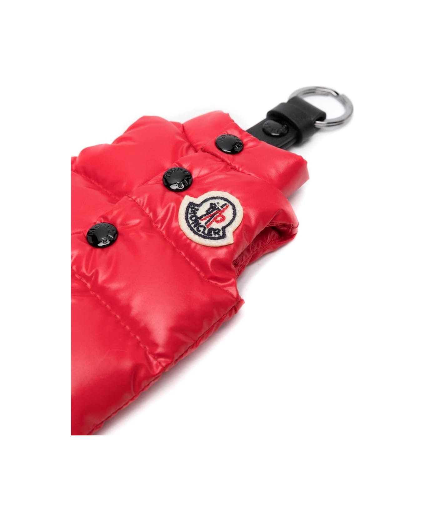 Moncler Red Vest Shaped Keyring - Red