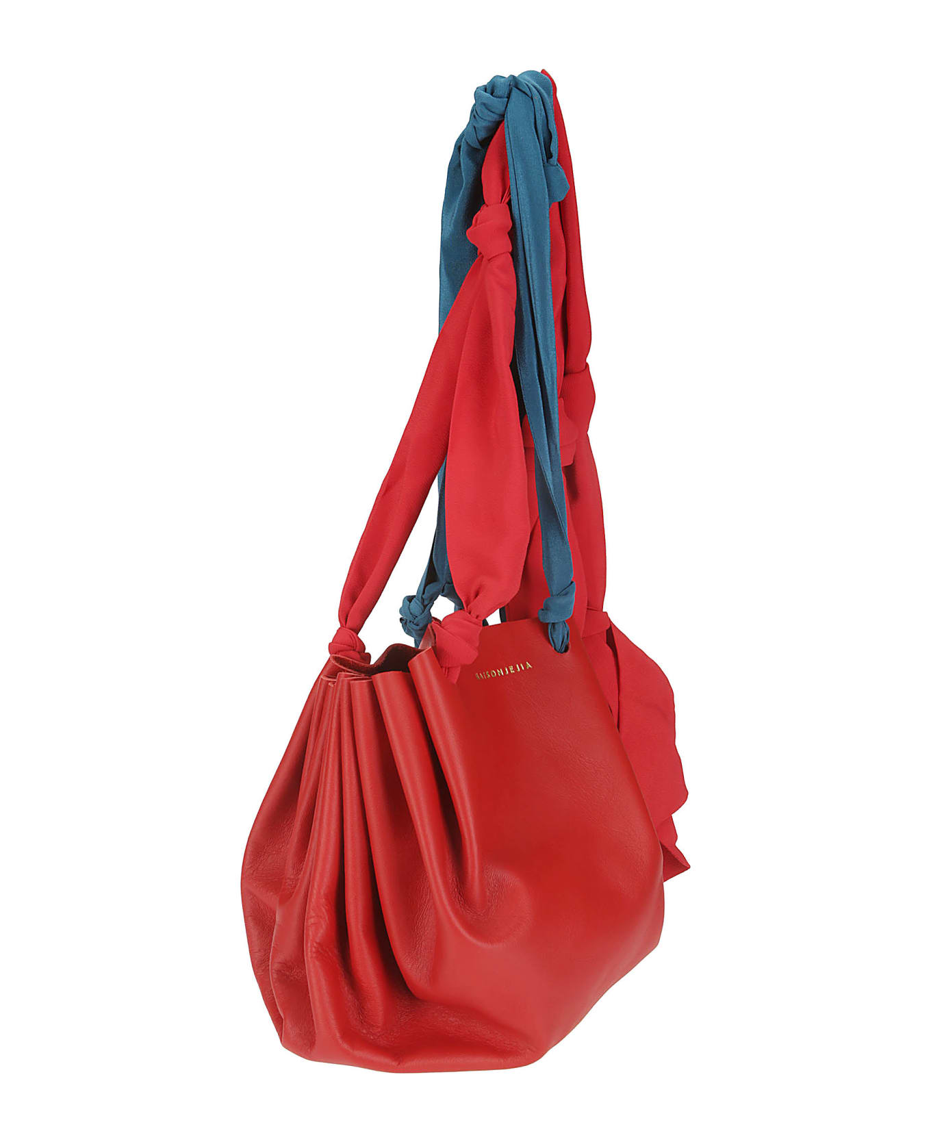 Jejia Bloom Baby Bag - RED LEATHER A1COTTON SILK