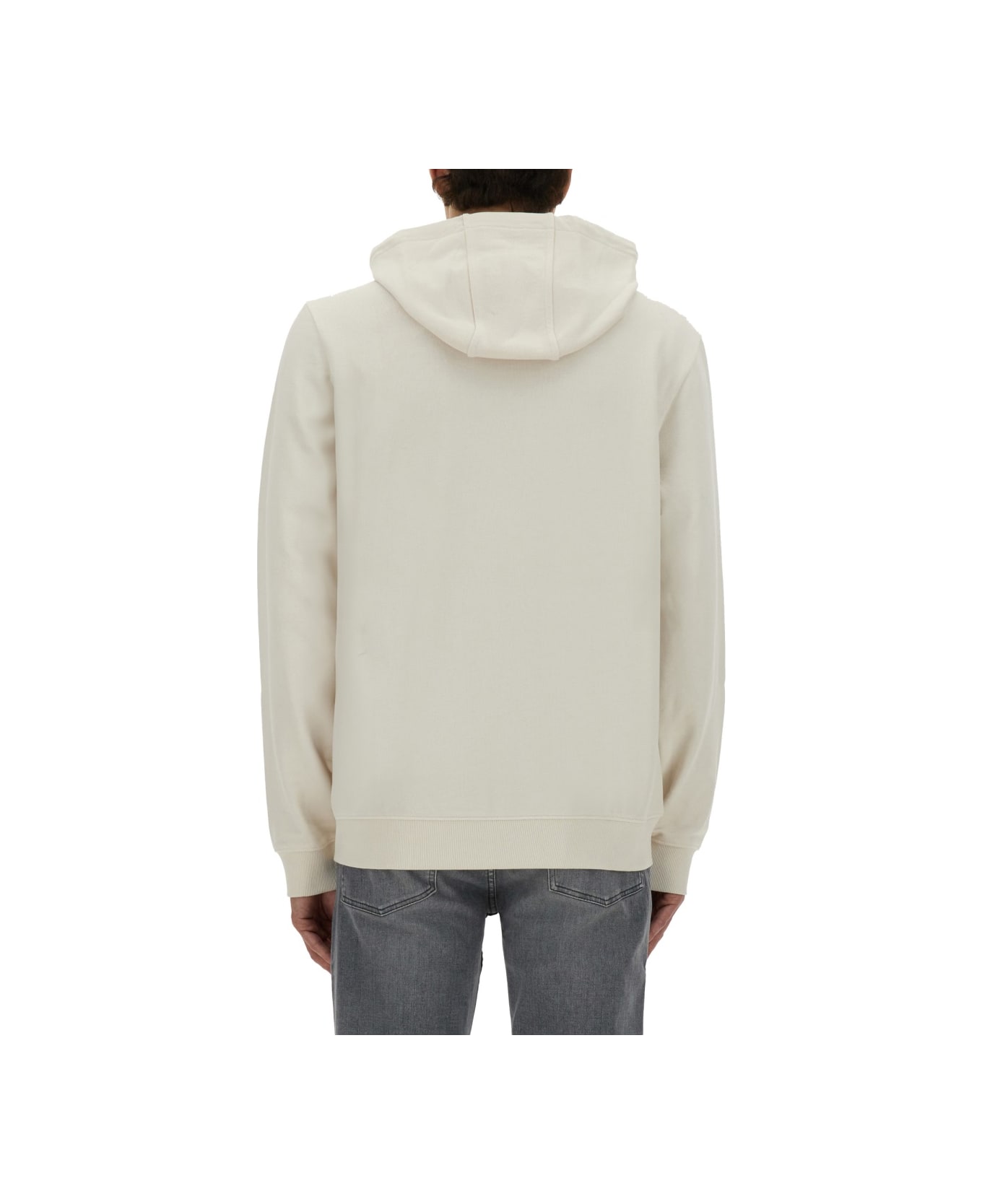 Hugo Boss Sweatshirt With Logo - WHITE