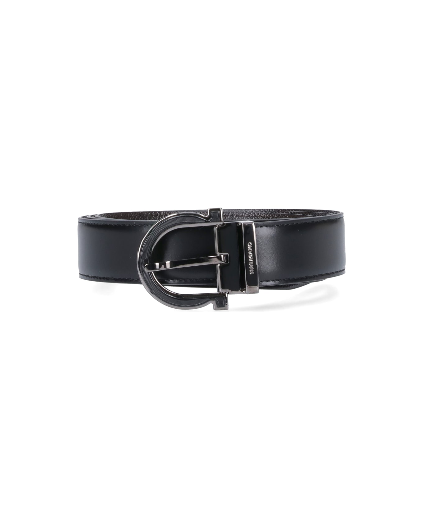 Ferragamo "gancini" Belt - Black  