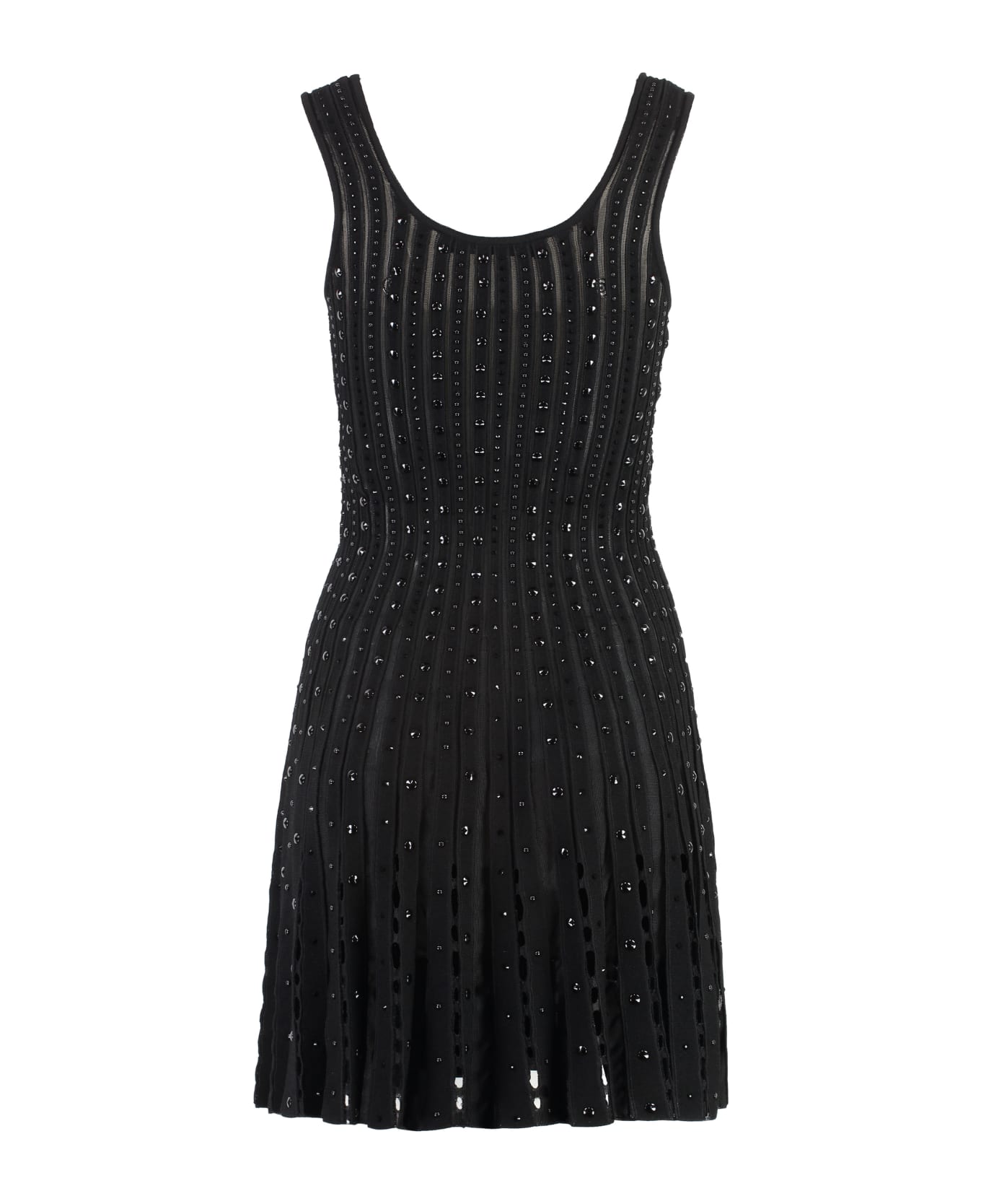Versace Knitted Dress - black