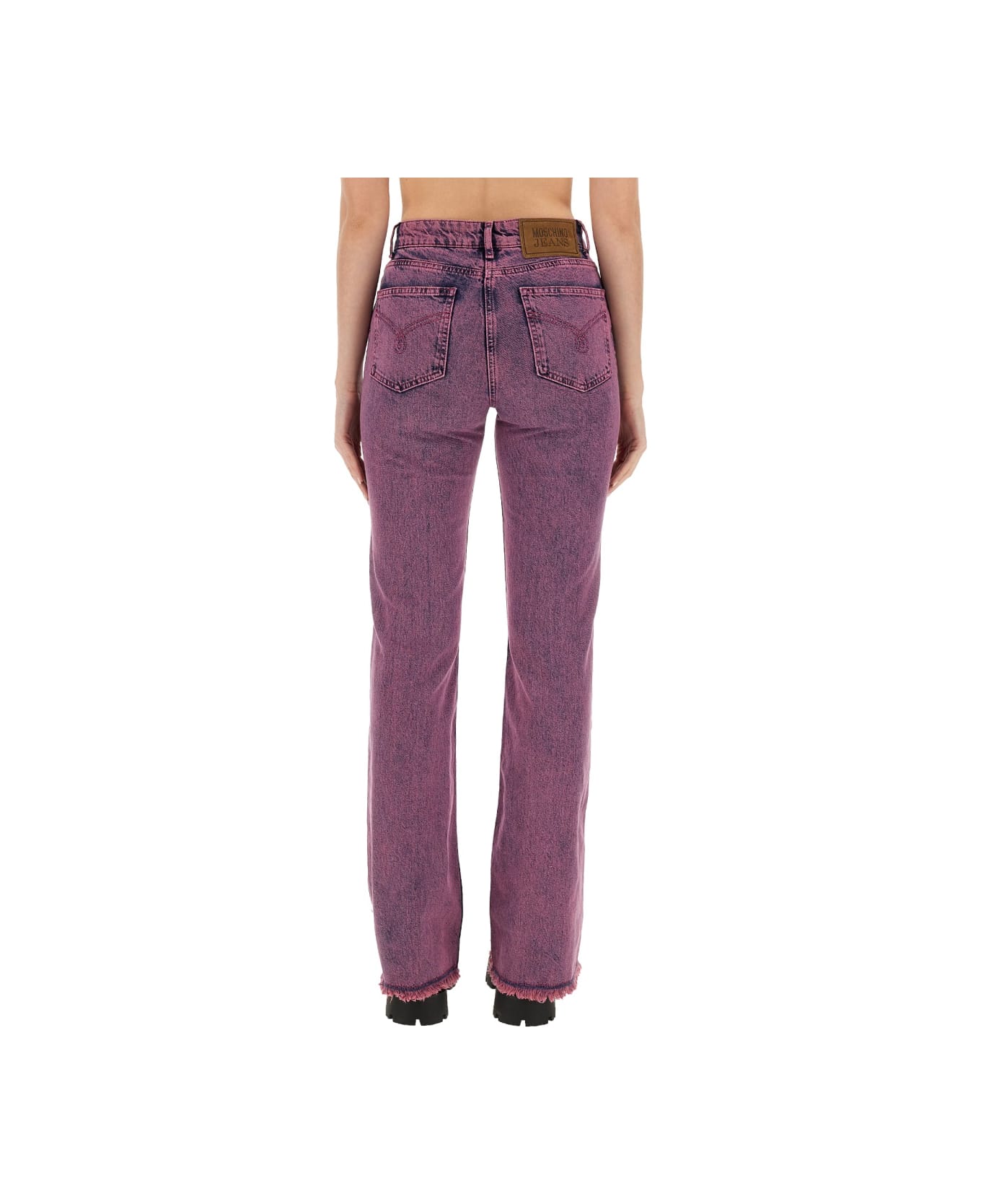 M05CH1N0 Jeans Flare Pant - PINK