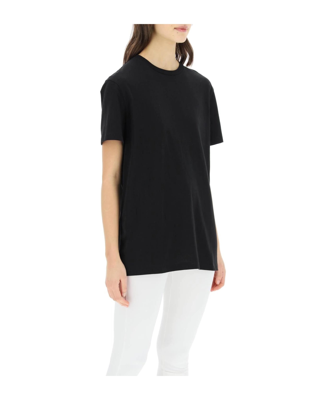 WARDROBE.NYC Basic Cotton T-shirt - Blk Black