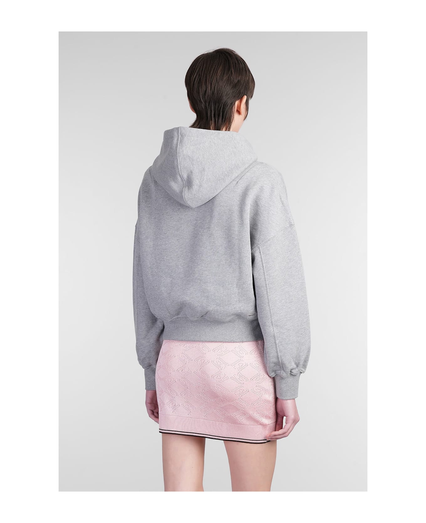 Sweatshirt In Grey Cotton - Thumbnail 4