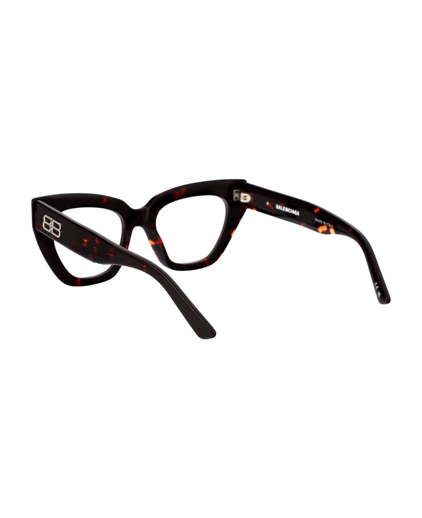 Balenciaga Eyewear Bb0238o Glasses - 005 HAVANA HAVANA TRANSPARENT