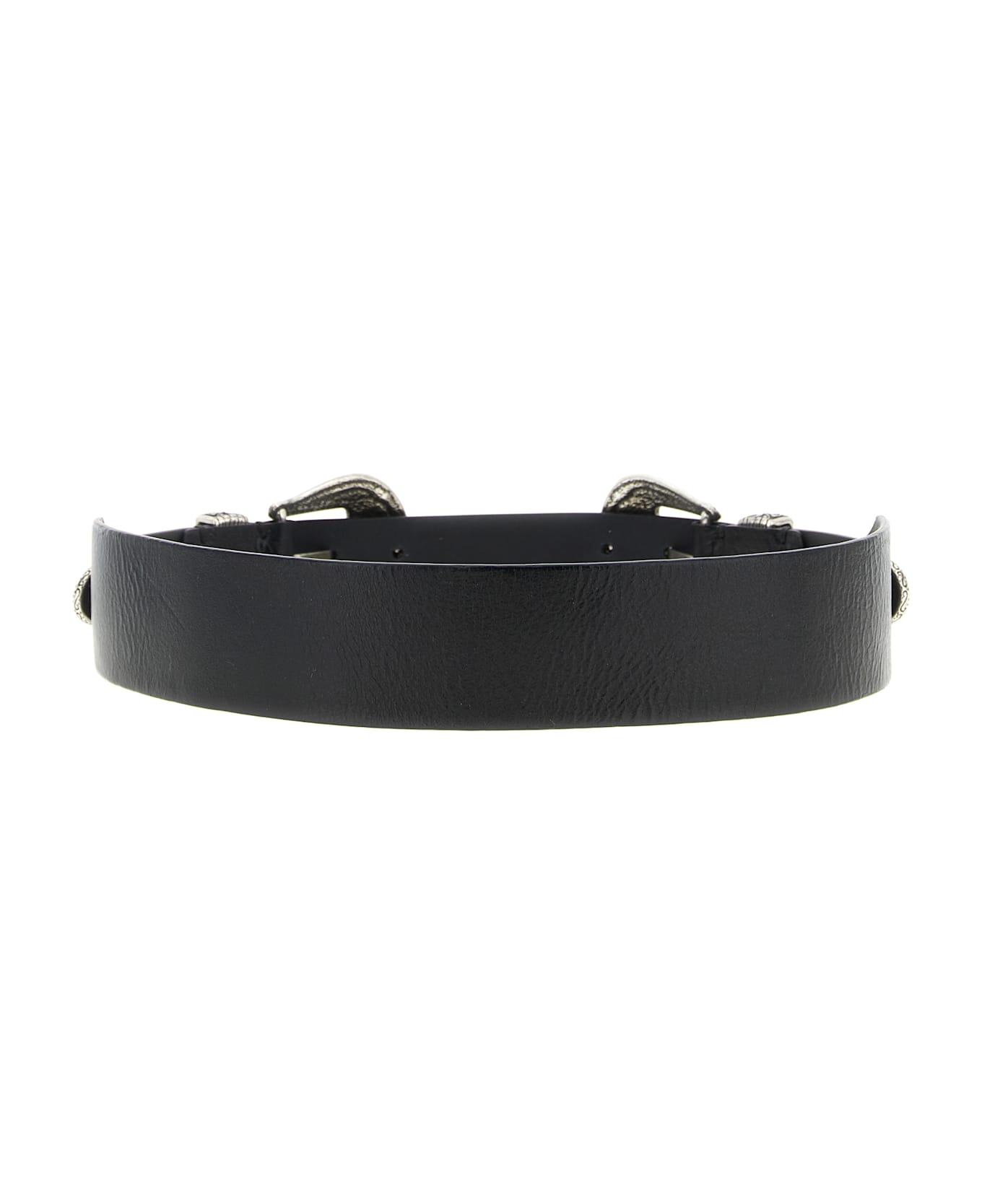 Golden Goose 'double Buckle' Belt - Black  