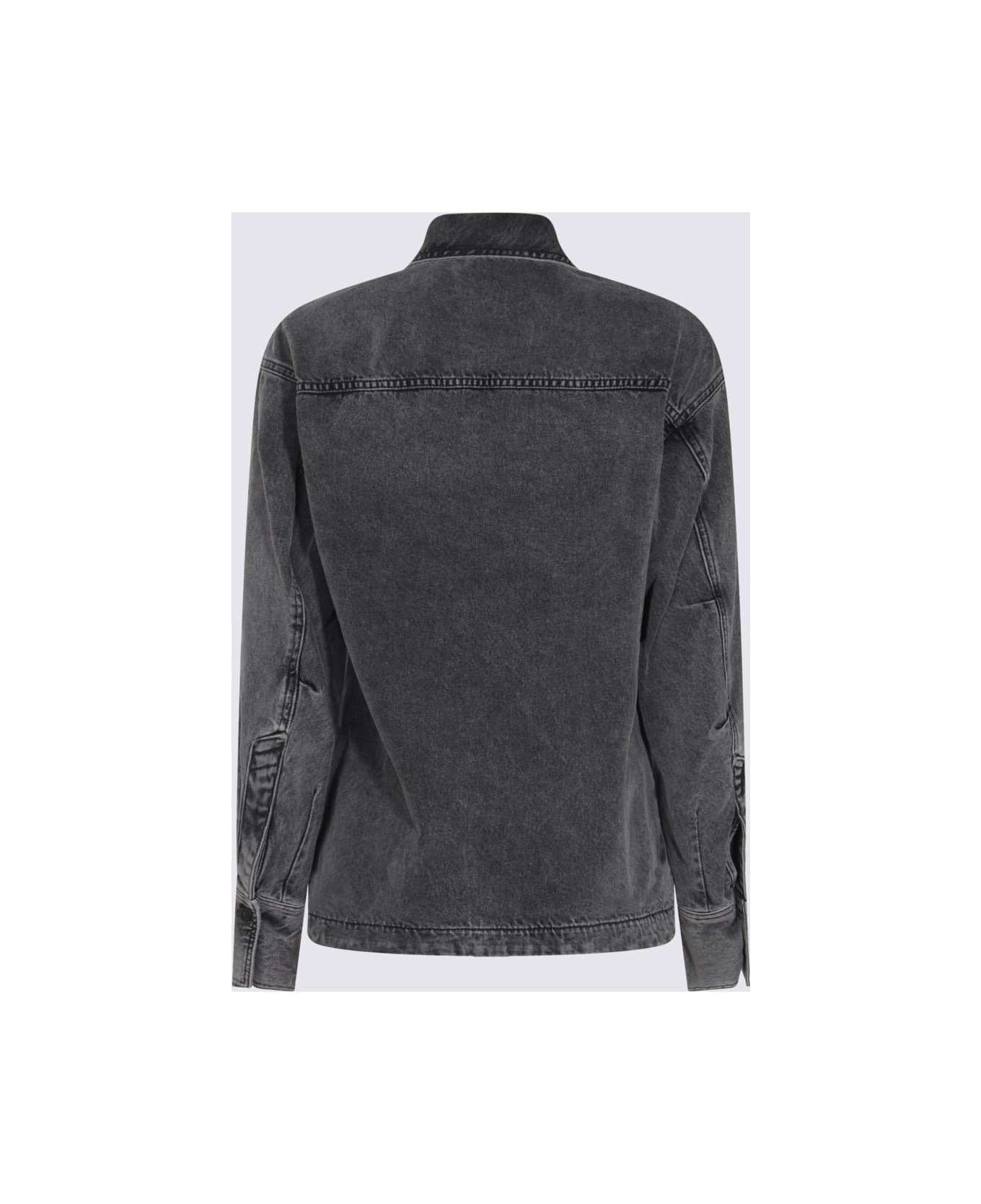 The Attico Black Cotton Shirt - Black