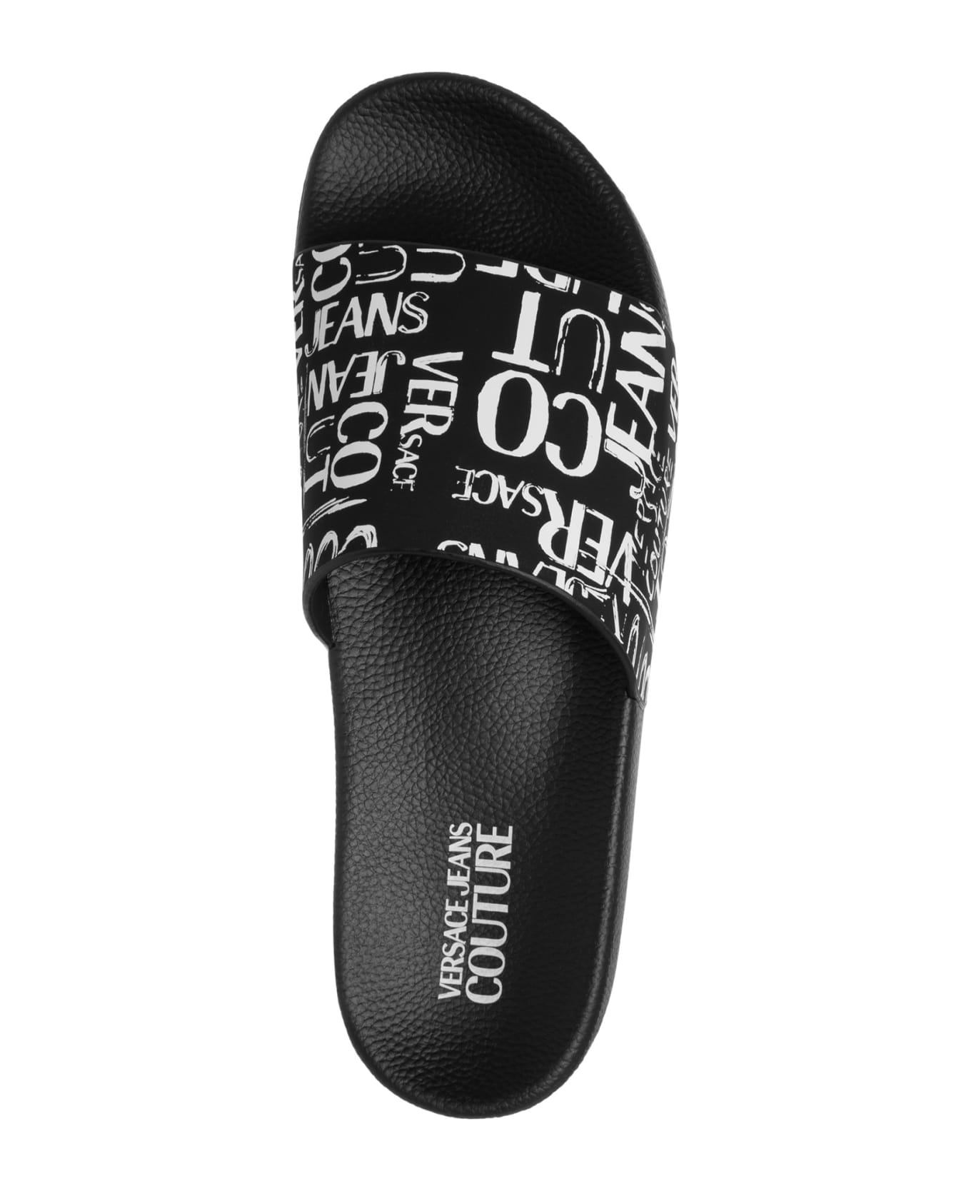 Versace Jeans Couture Slides - Black