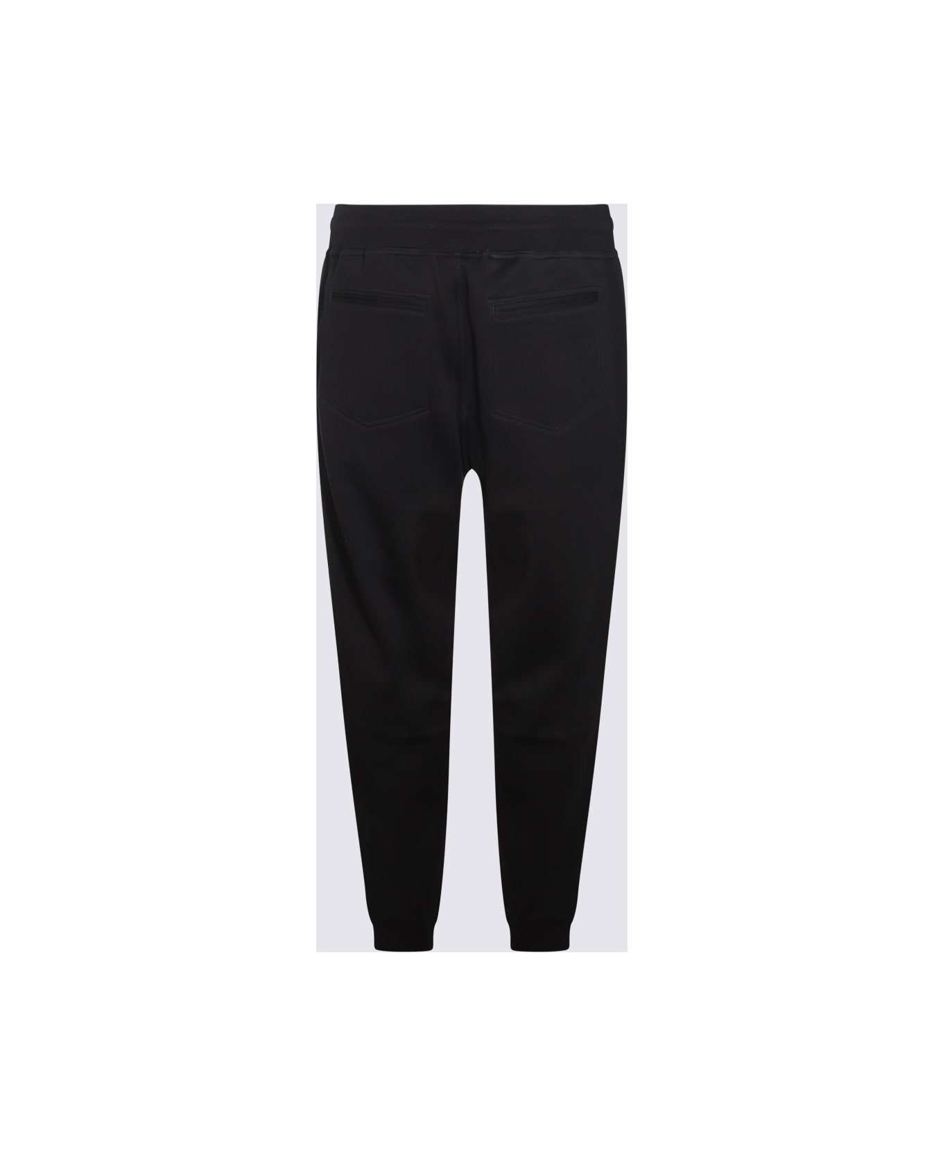 Brunello Cucinelli Black Cotton Pants - Black