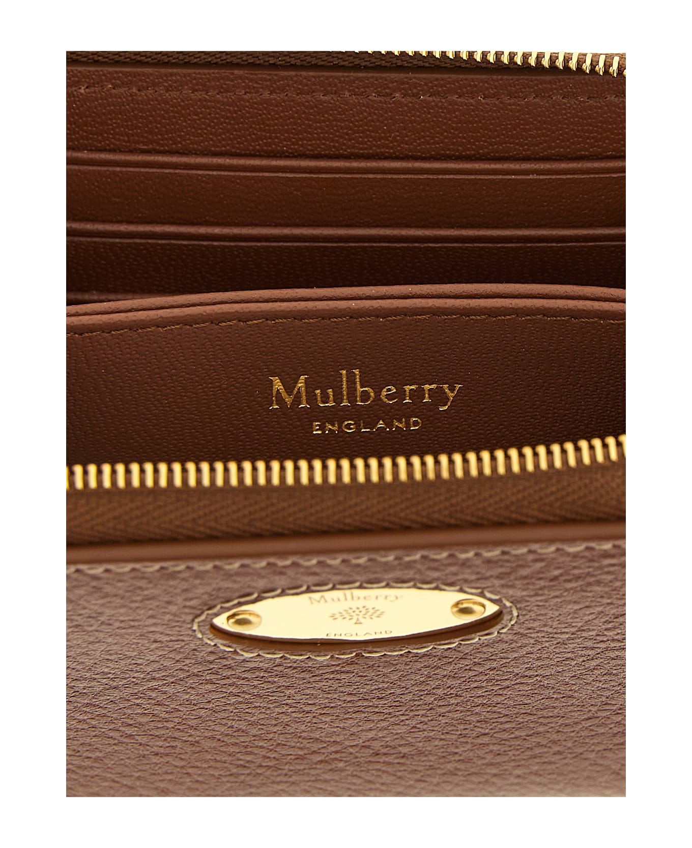 Mulberry 'zip Around' Wallet - Brown