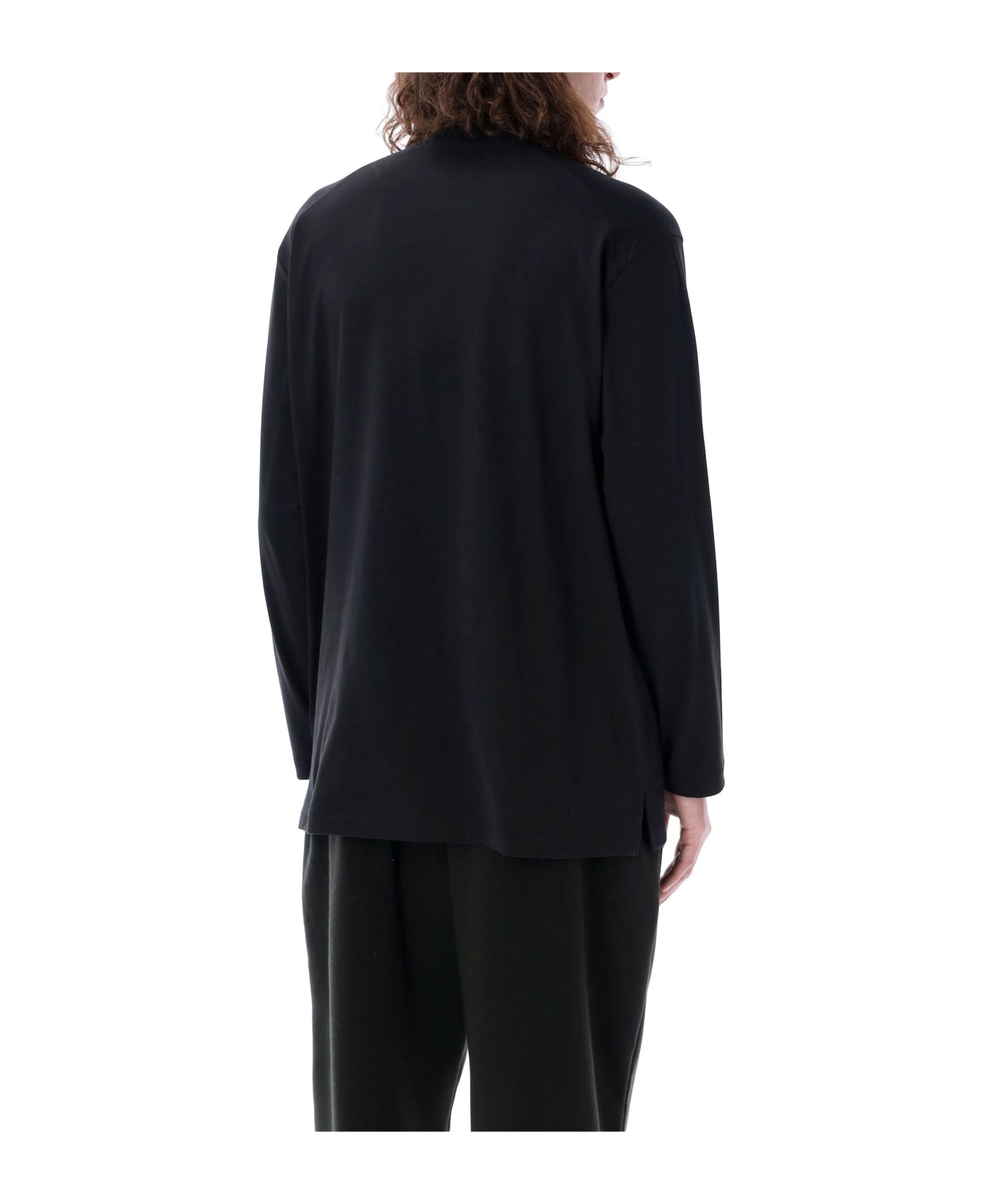 Y-3 Graphic Long Sleeves Tee - BLACK Tシャツ