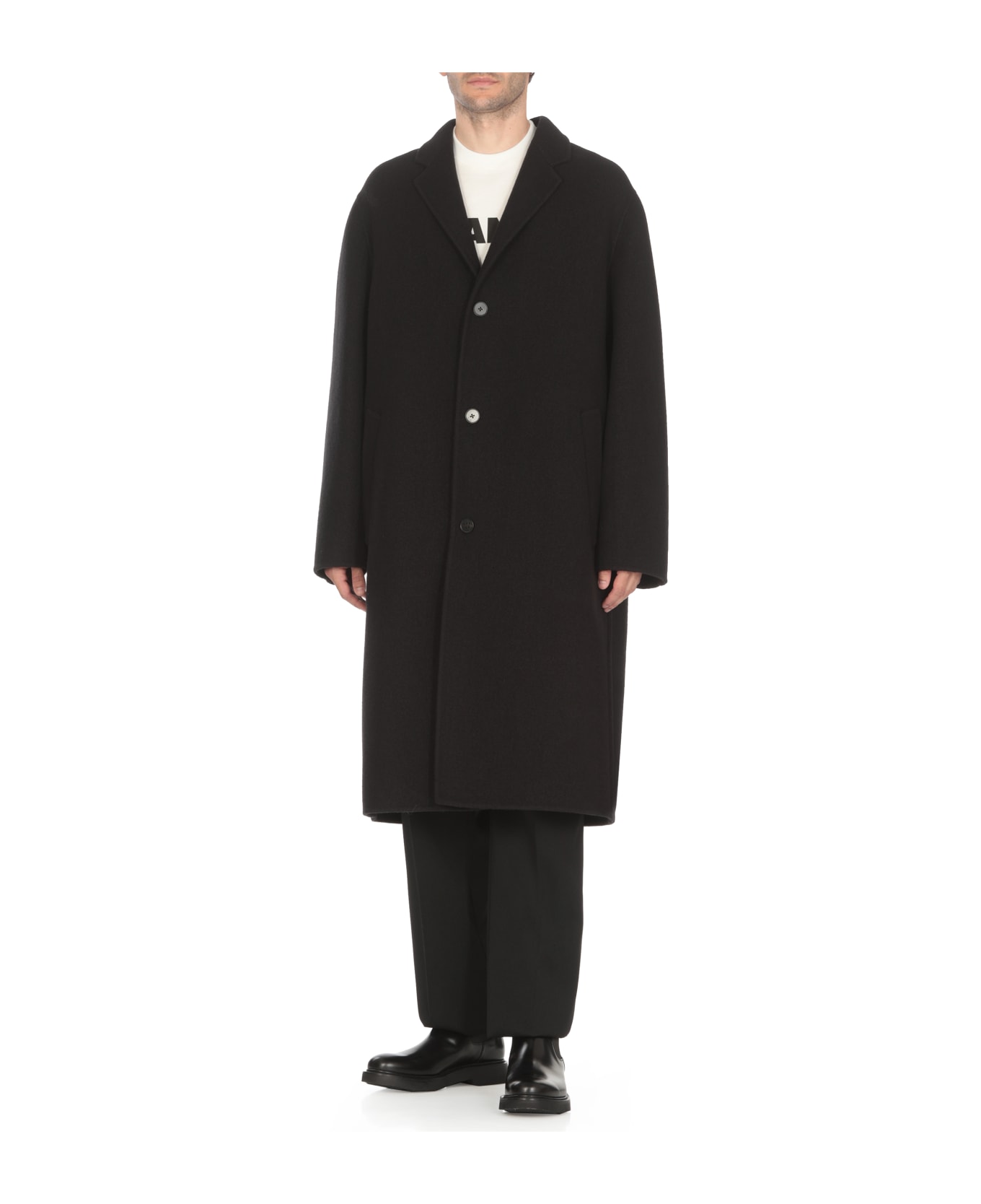 Jil Sander Sport Coat - Black