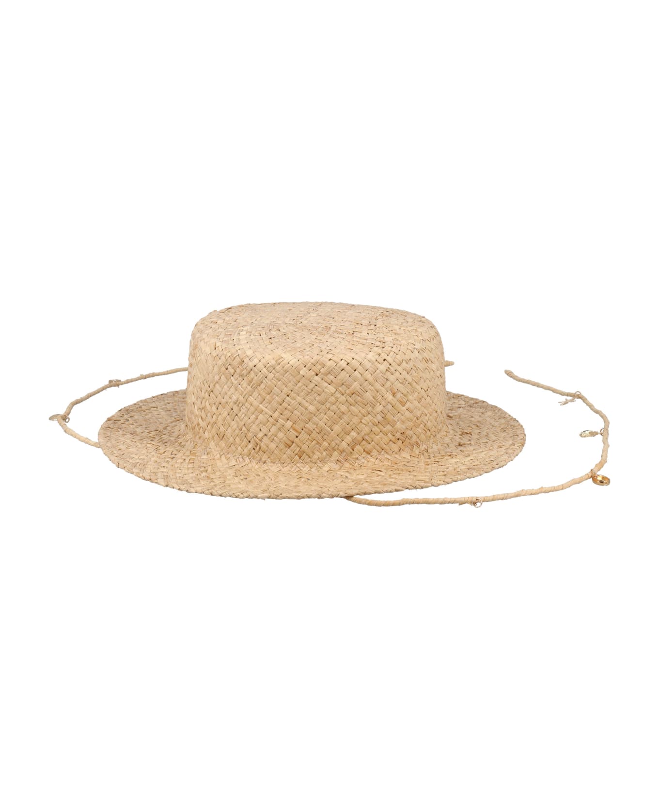 Ruslan Baginskiy Straw Boater Hat - NATURAL
