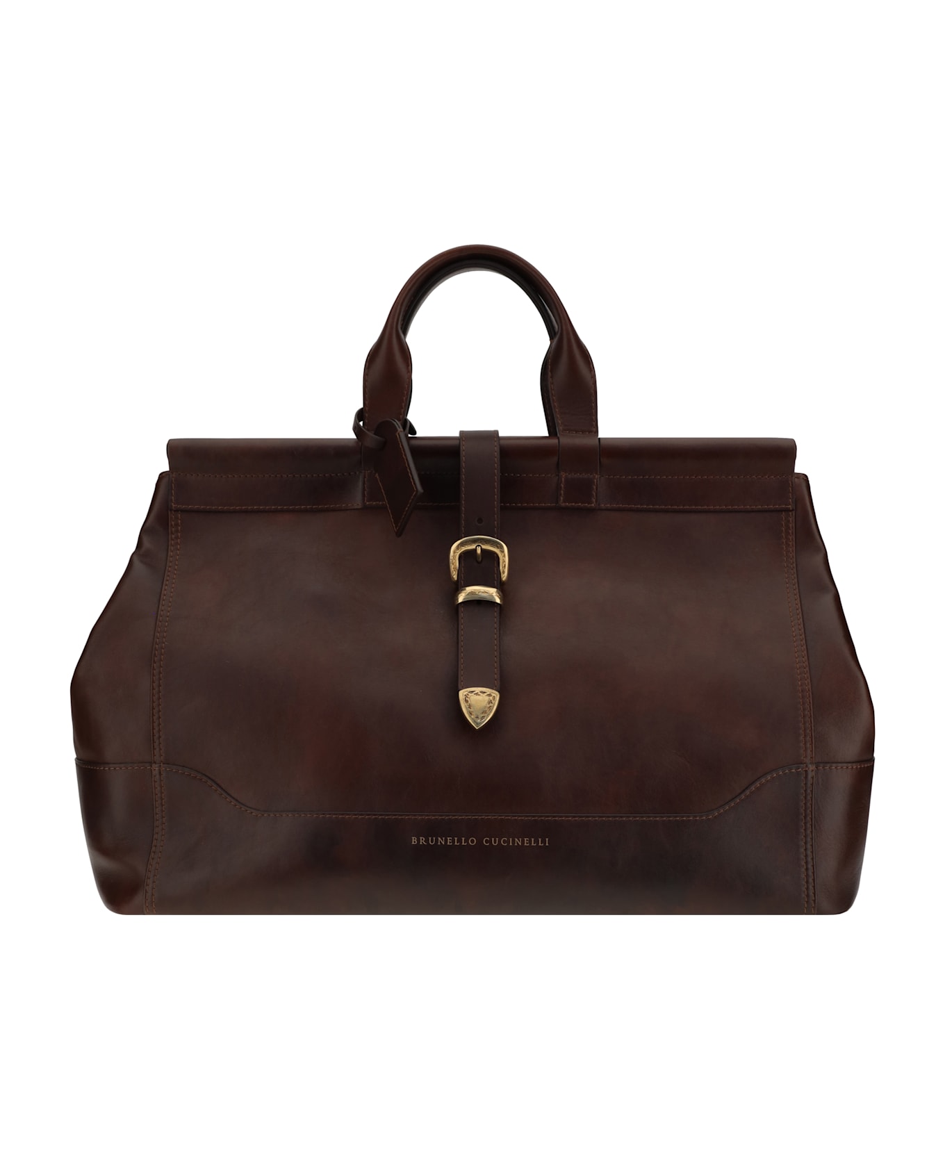 Brunello Cucinelli Leather Travel Bag