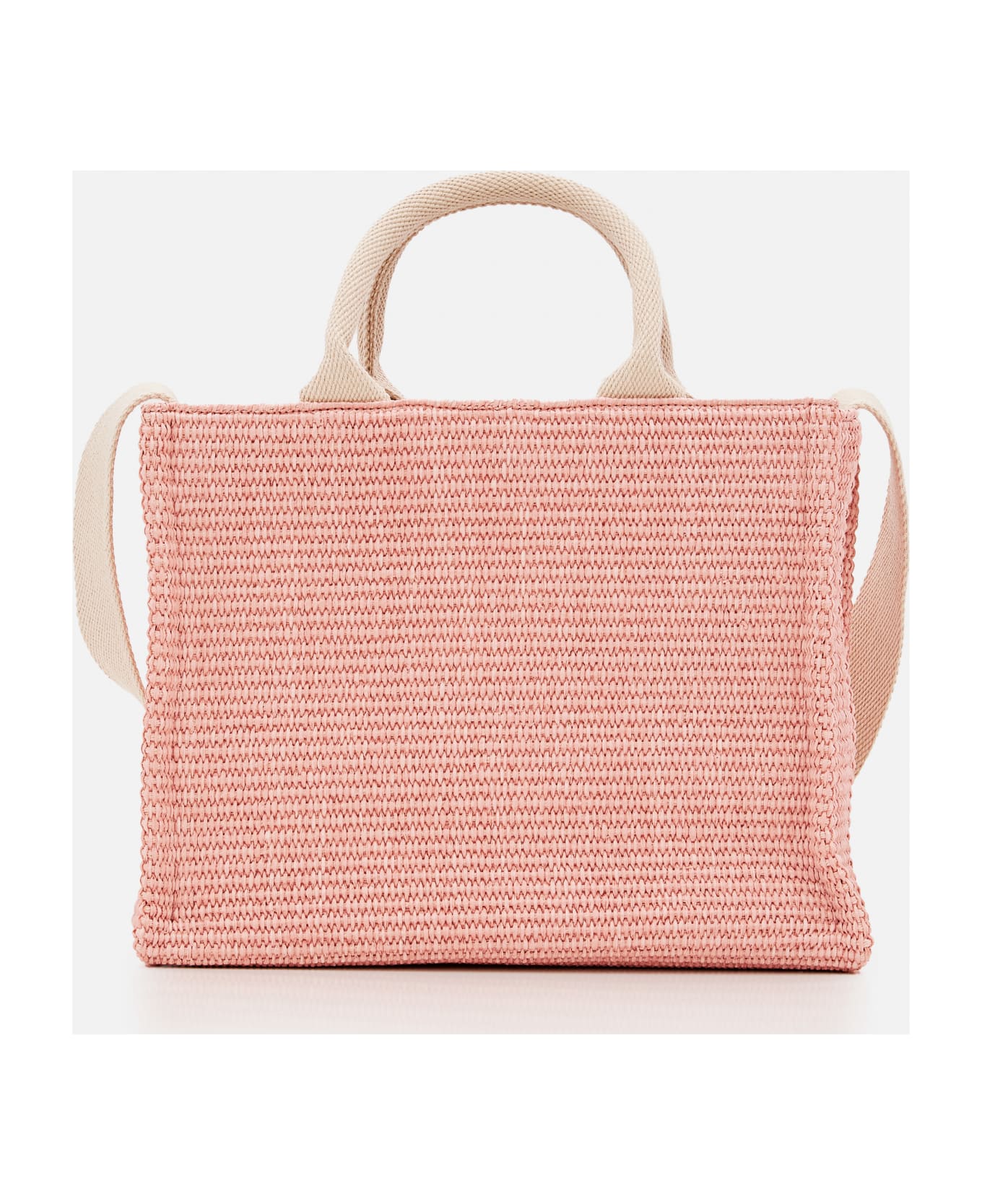 Marni Small Raffia Basket Tote Bag - Pink
