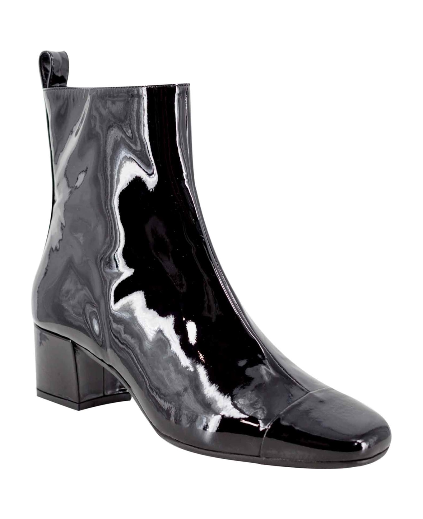 Carel Patent-leather Ankle Boots