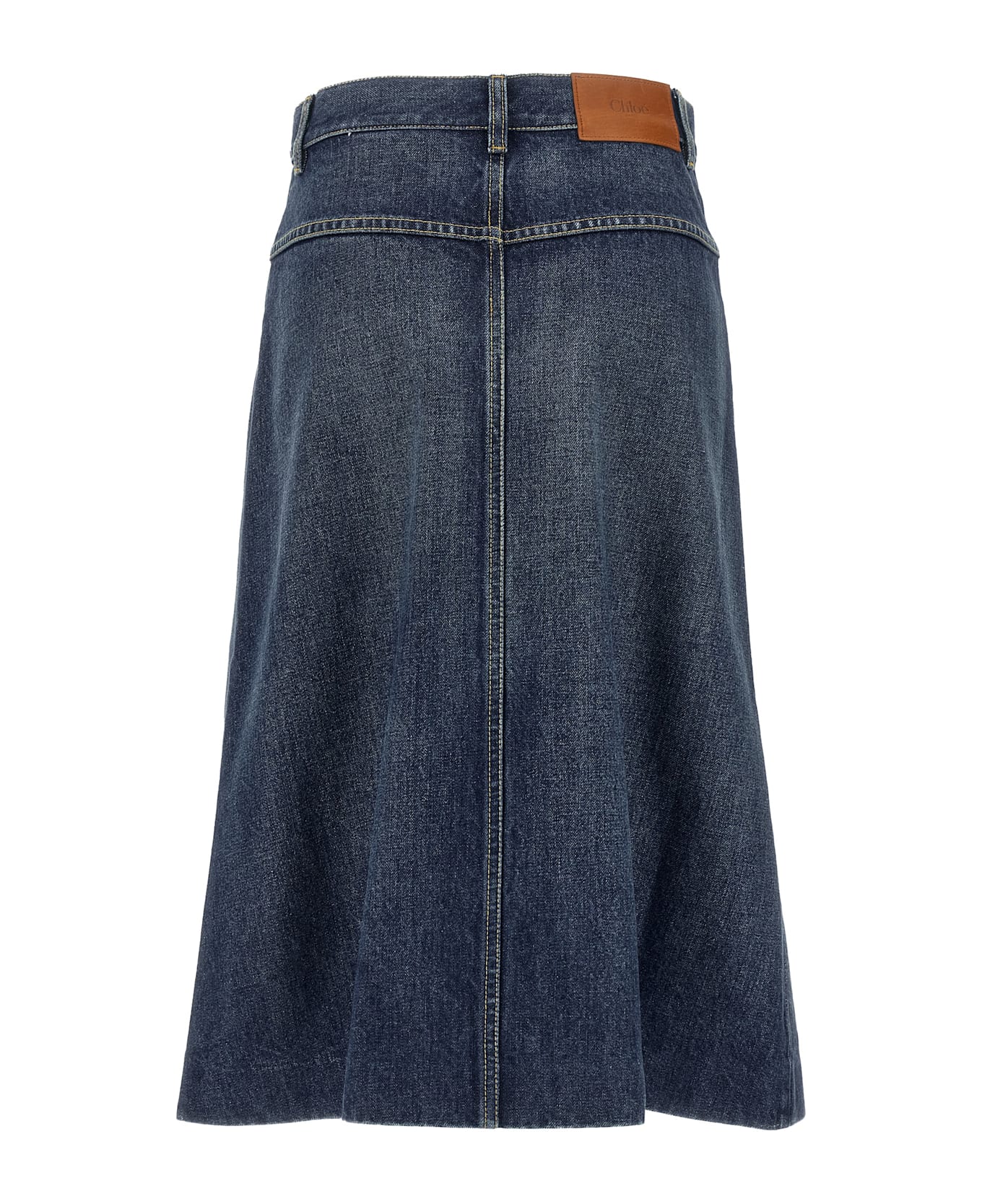 Chloé Denim Skirt - Blue