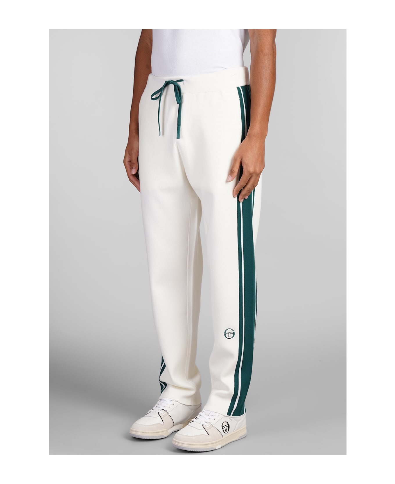 Sergio Tacchini Pants In Beige Viscose - beige