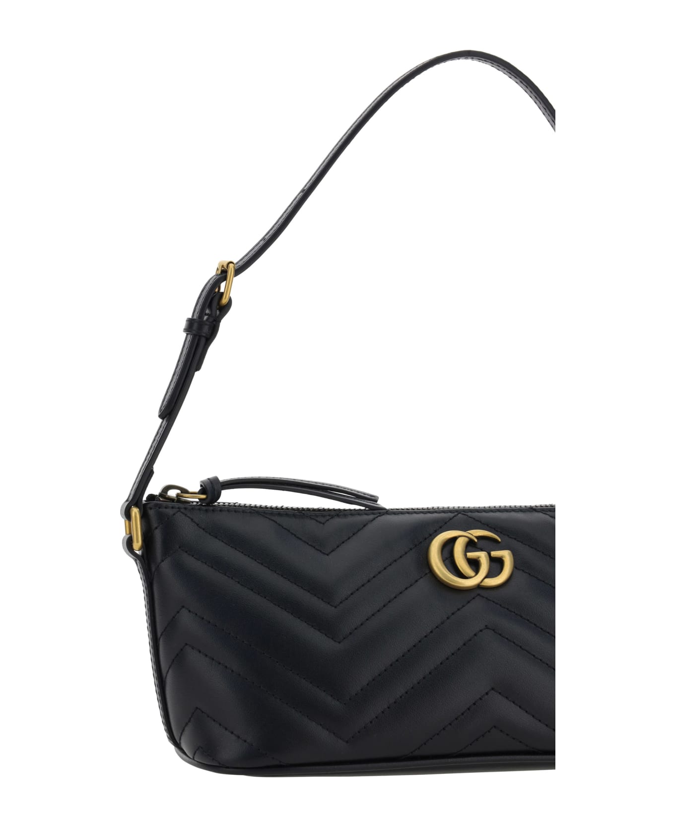 Gucci Gg Marmont Shoulder Bag - Black トートバッグ