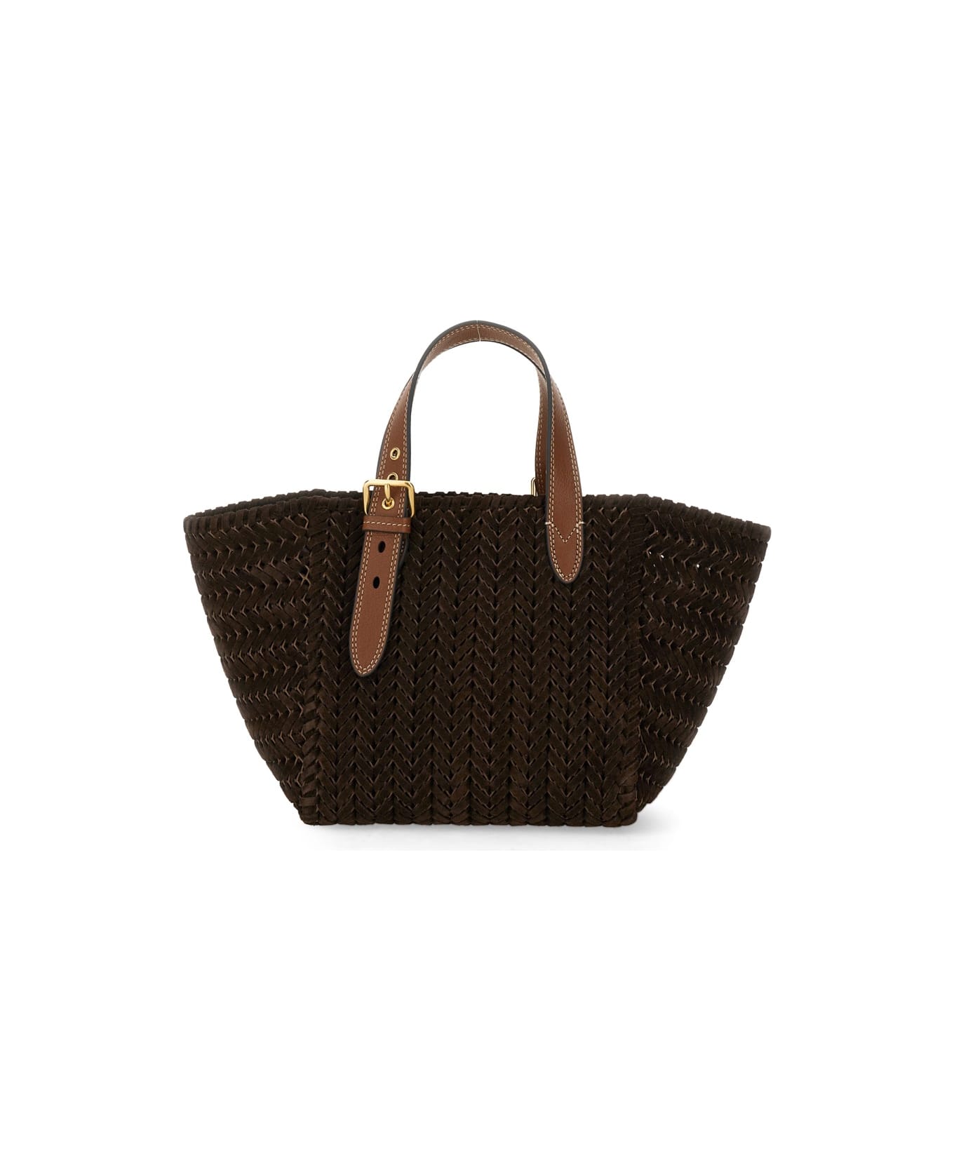 Anya Hindmarch Neeson" Tote Bag Small - BROWN