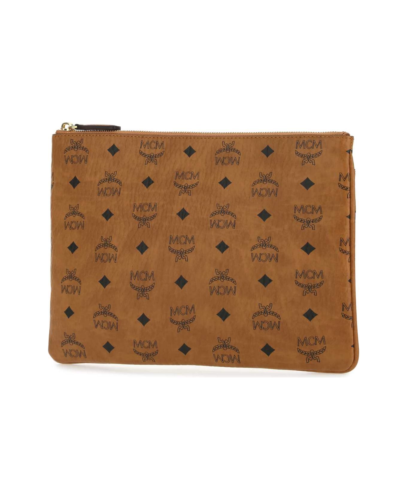 MCM Printed Canvas Pouch - CO