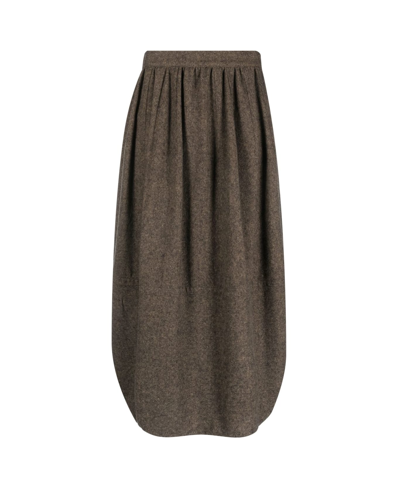 Gentry Portofino Woven Skirt - Brown