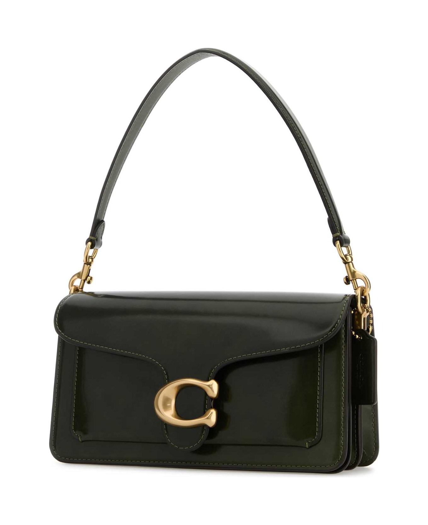 Coach Olive Green Leather Tabby 26 Handbag - B4OLIVE
