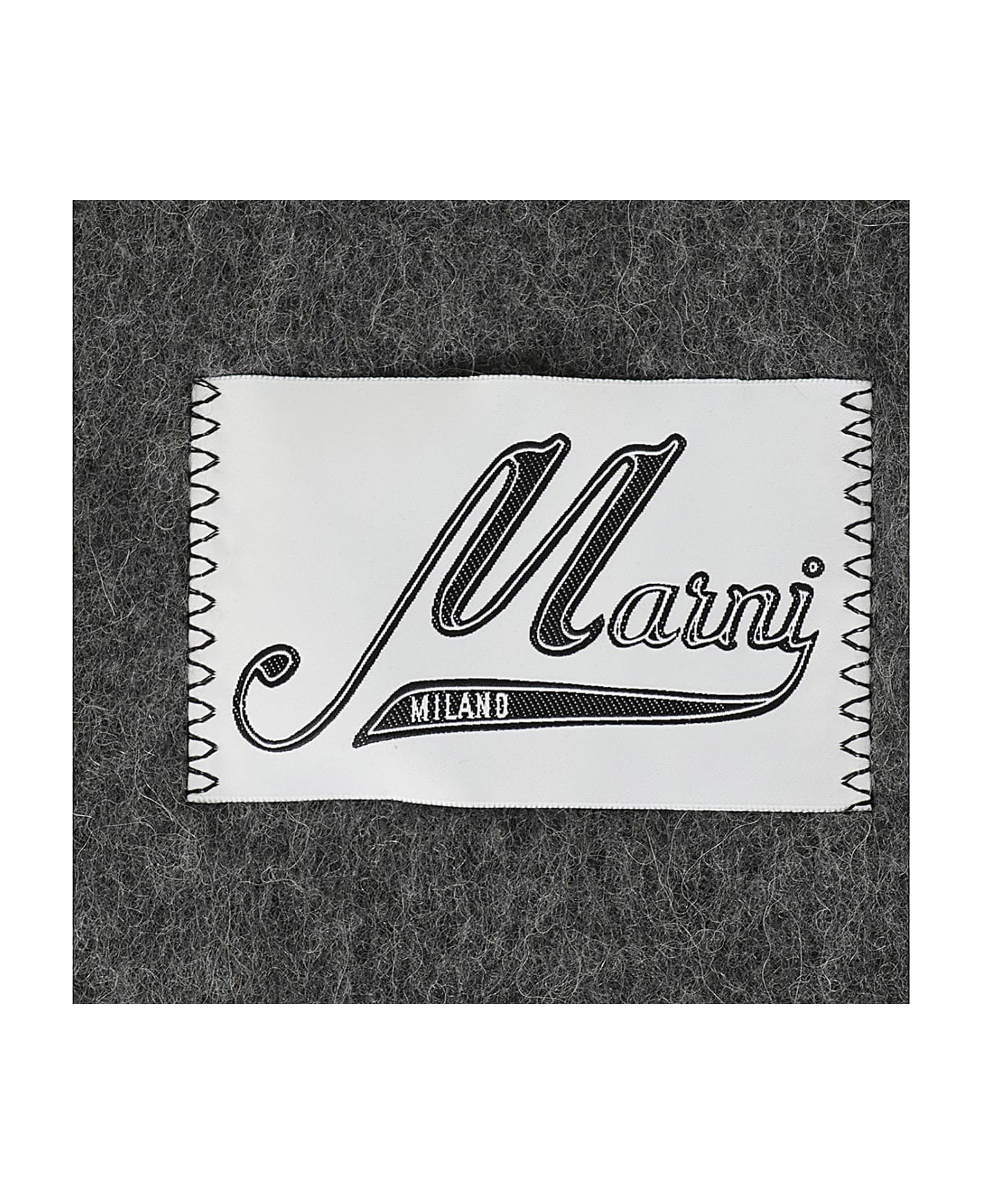 Marni Brusched Alpaca Scarf - Antique Silver