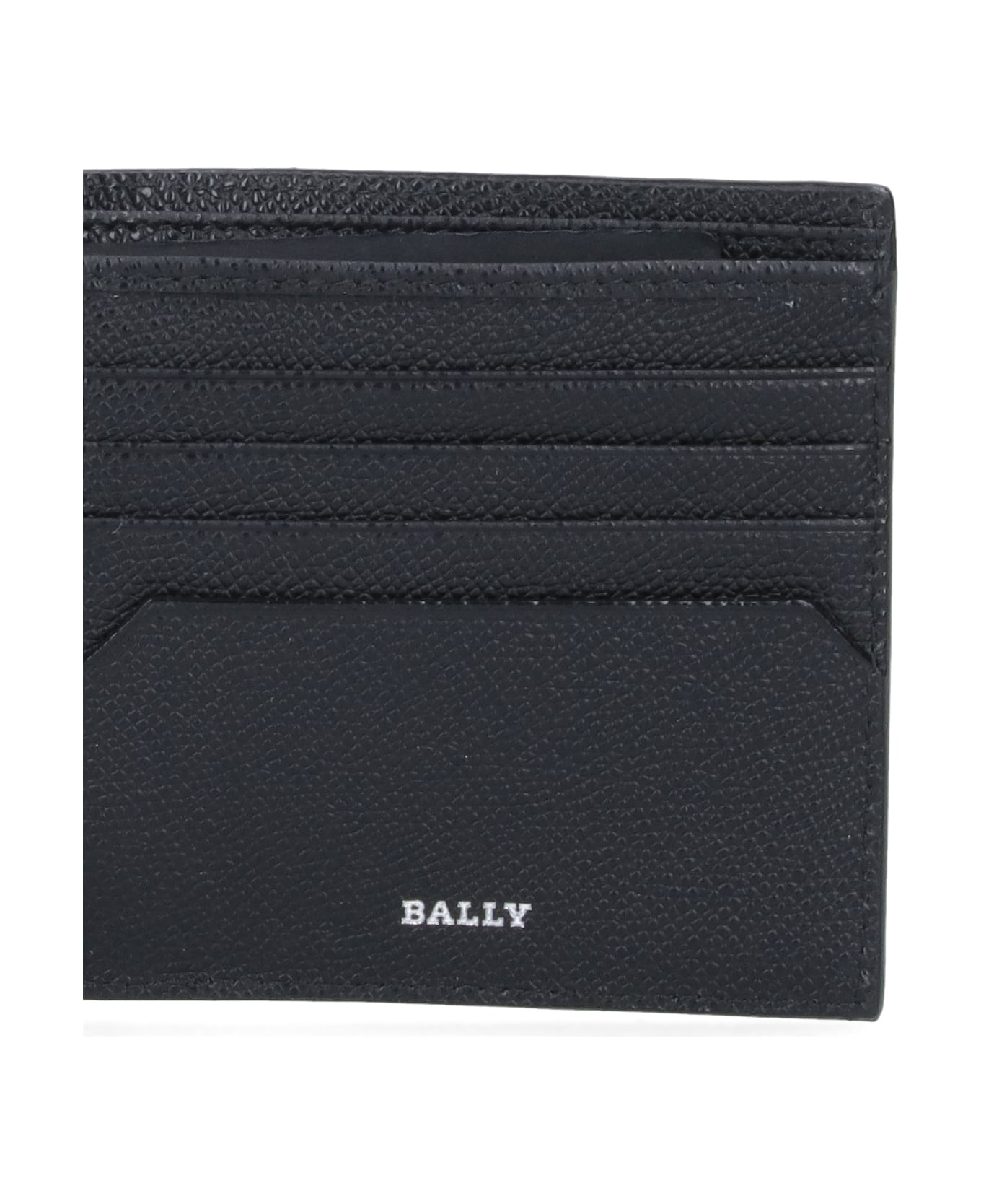 Bally Logo Wallet - Black   財布