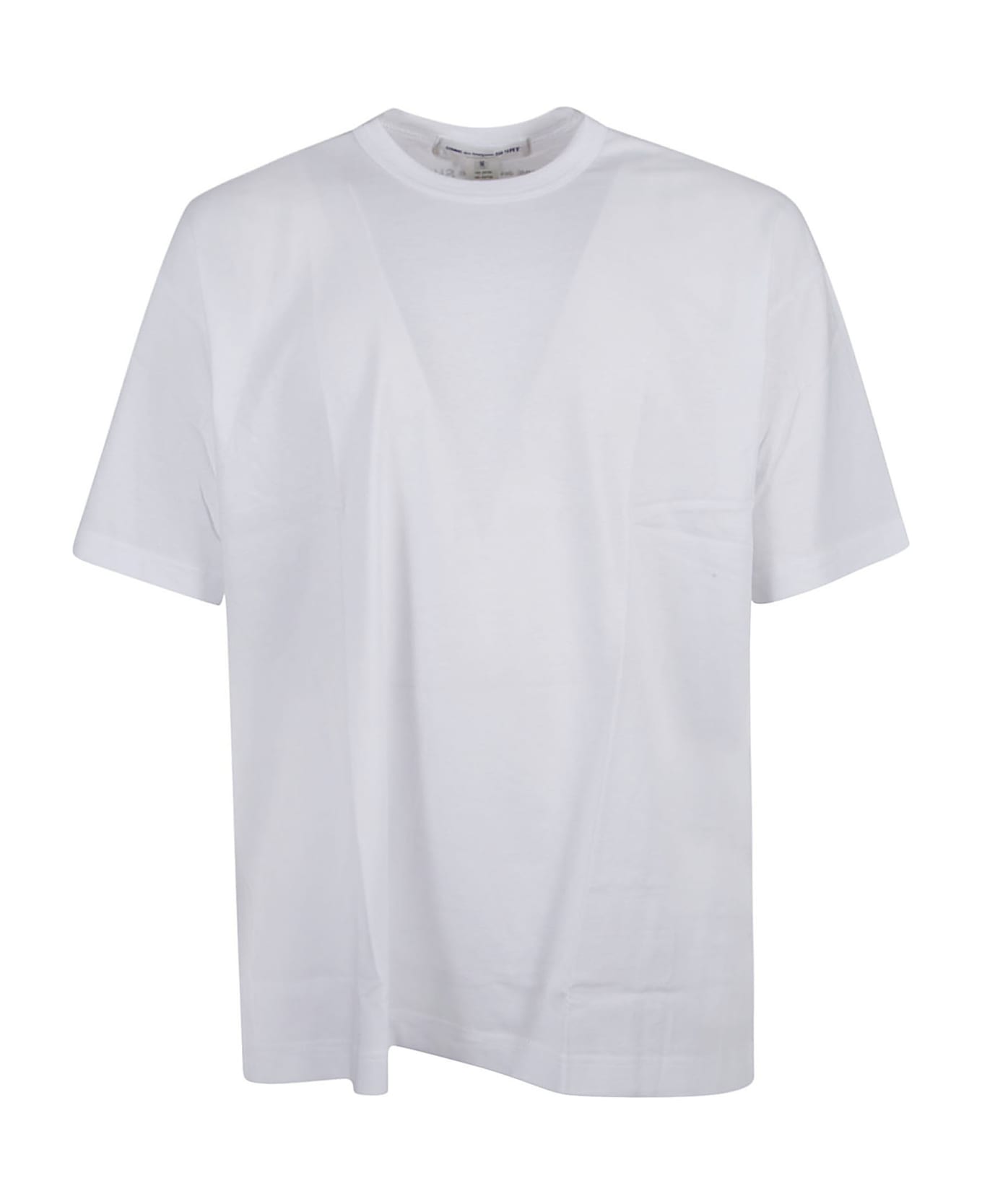 Comme des Garçons Shirt Round Neck T-shirt - White
